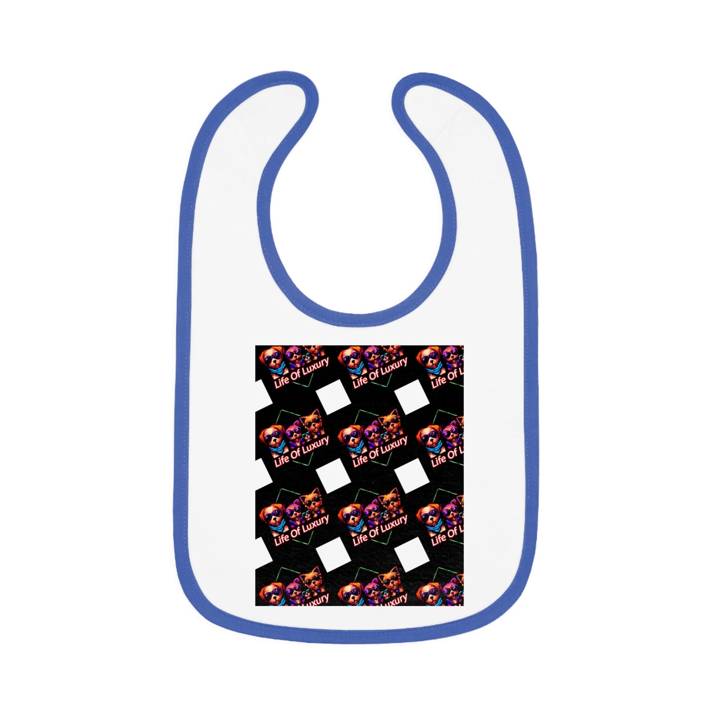 Vibrant Baby Bib with Contrast Trim, Stylish Baby Feeding Bib, Unique Gift for Baby Showers, Fun Print Bib for New Parents, Cute [...]