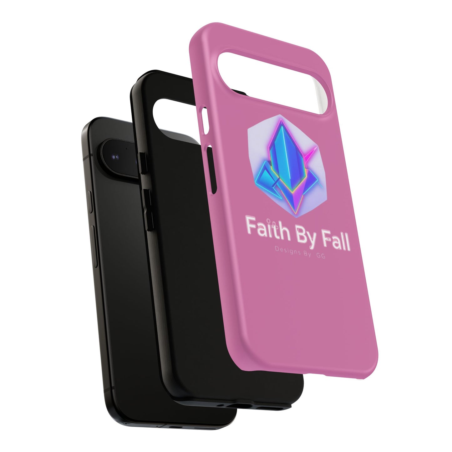 Vibrant Phone Case with Motivational Design - Faith By Fall, Colorful Phone Cover, Customizable Mobile Accessory, Unique Gift Idea, [...]