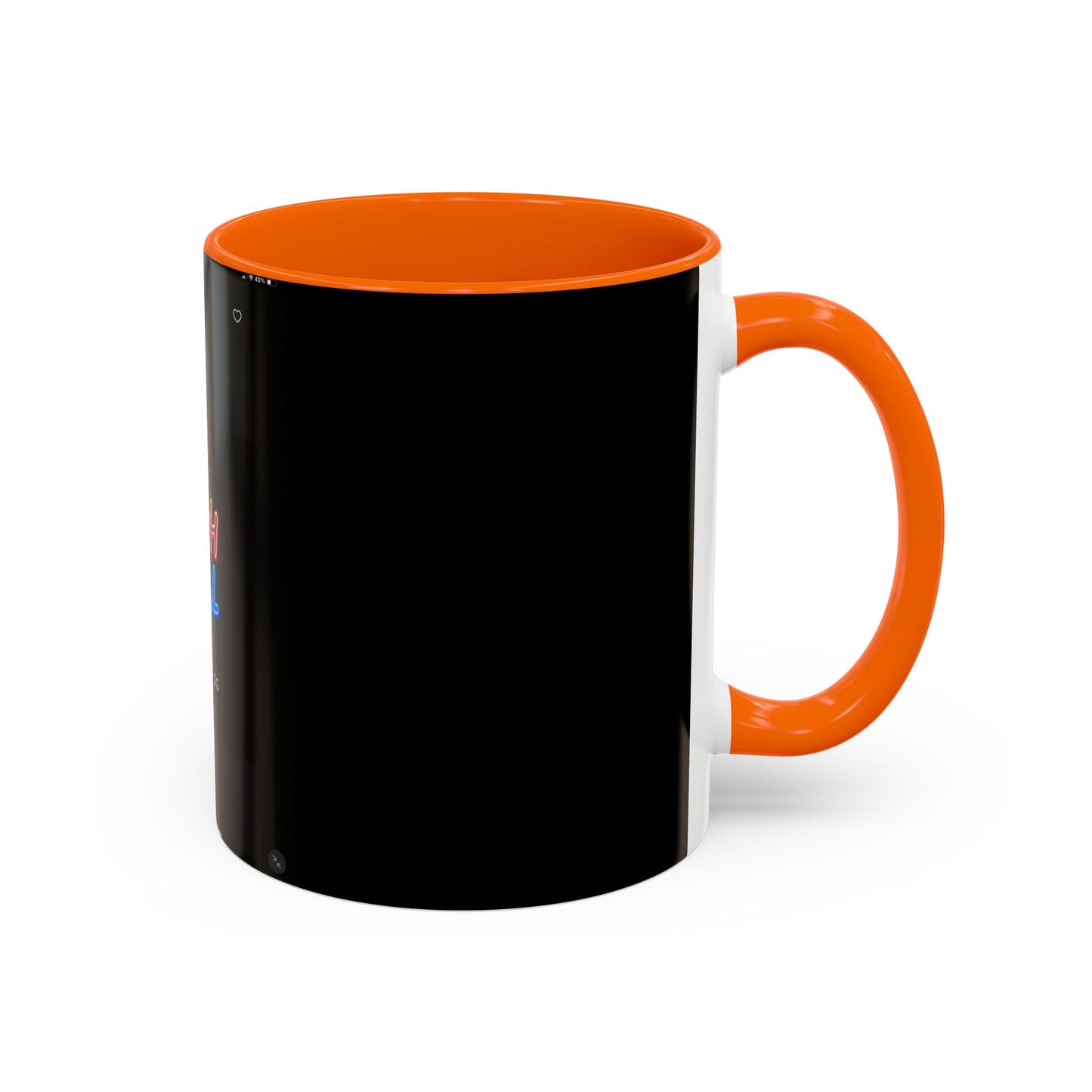 Faith by Fall Accent Coffee Mug - 11/15oz Black Ceramic Cup for Inspirational Gifts