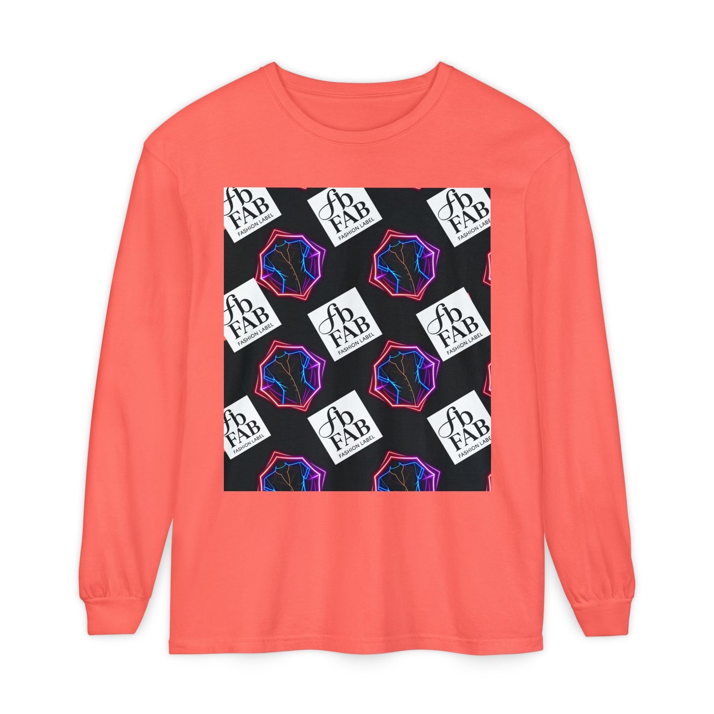 Unisex Garment-dyed Long Sleeve T-Shirt