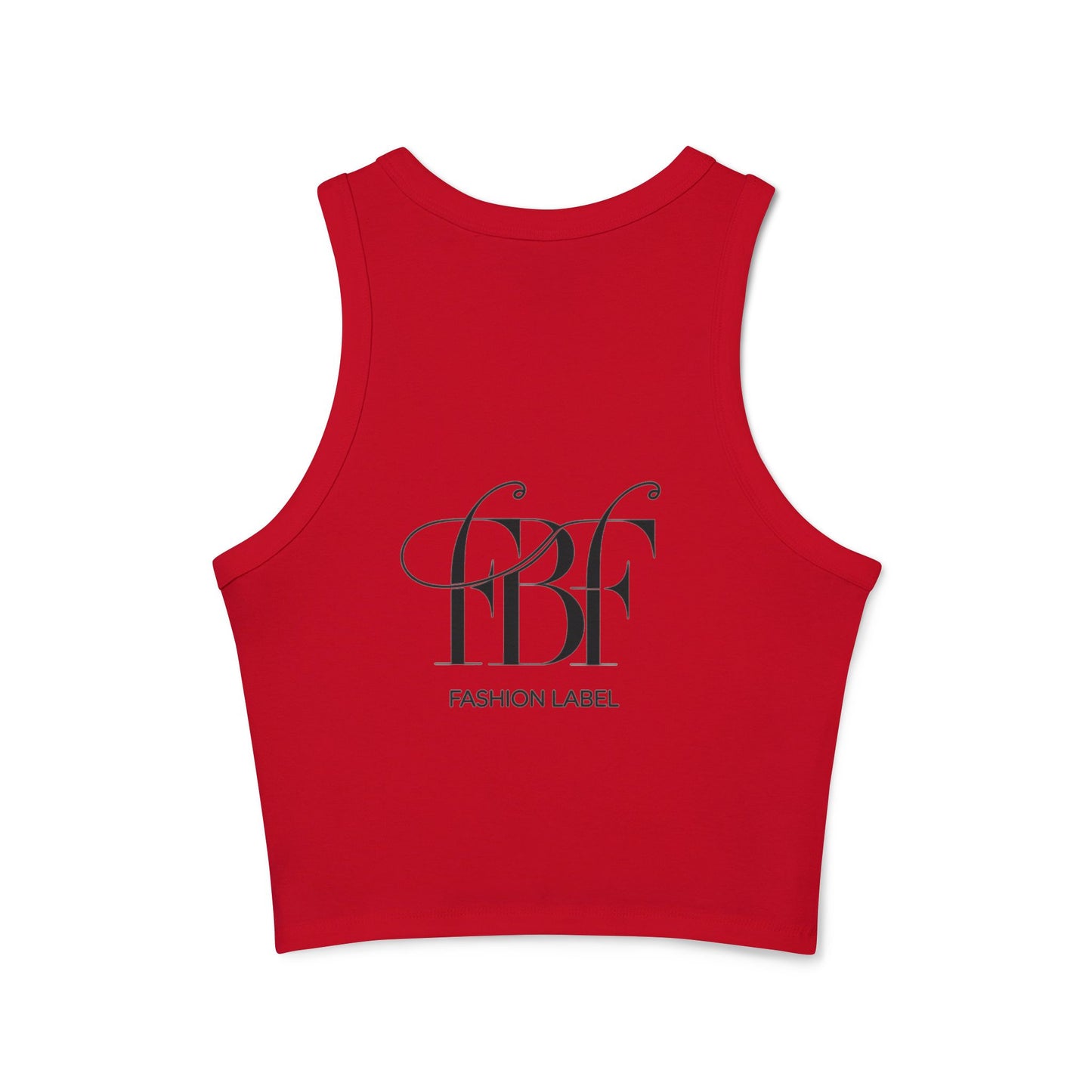 Chic Graphic Racer Tank Top, Casual Wear, Summer Essential, Trendy Apparel, Street Style, Festival Outfit