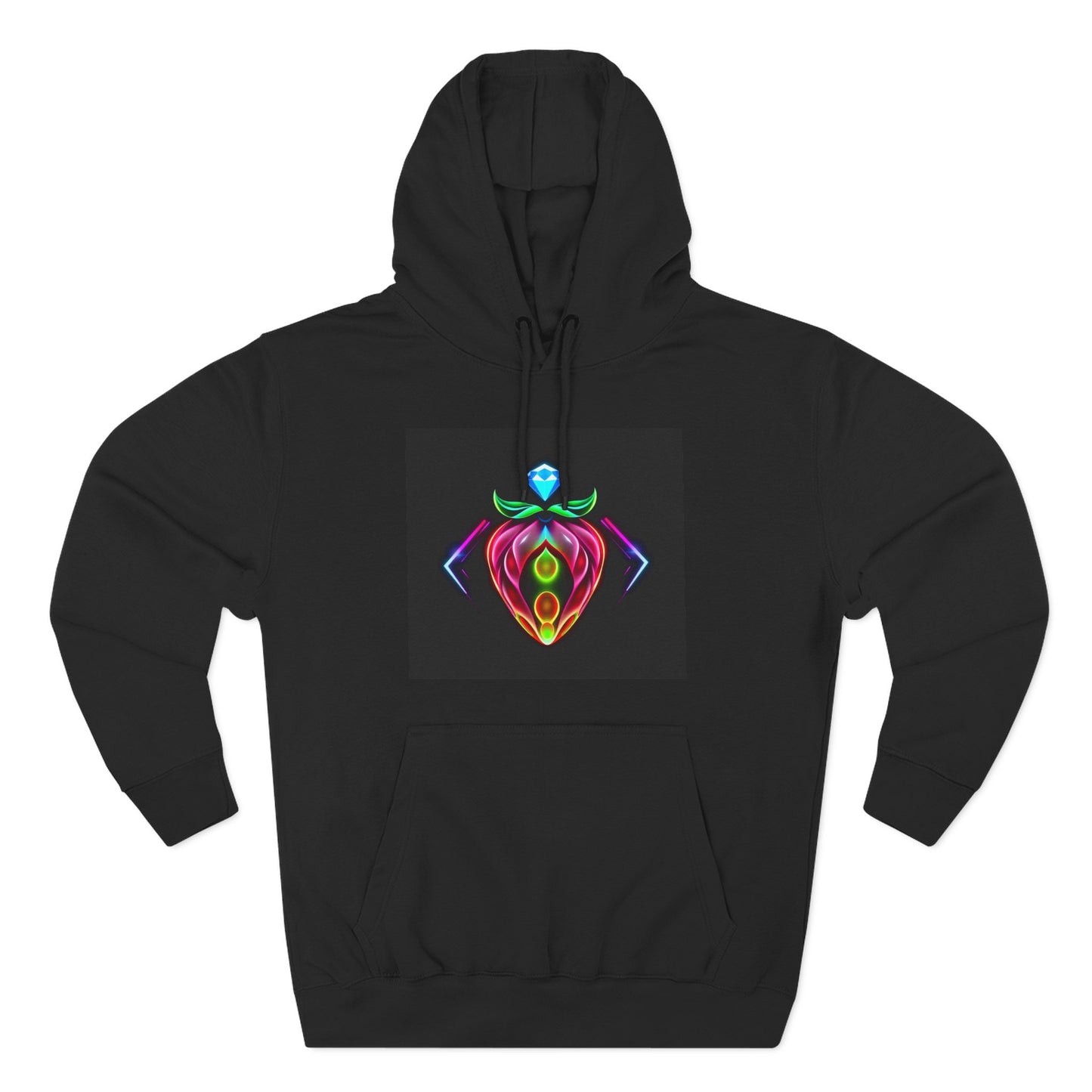 Vibrant Art Hoodie, Colorful Fleece Hoodie, Unique Sweatshirt, Artistic Gift, Cozy Layer for Every Occasion