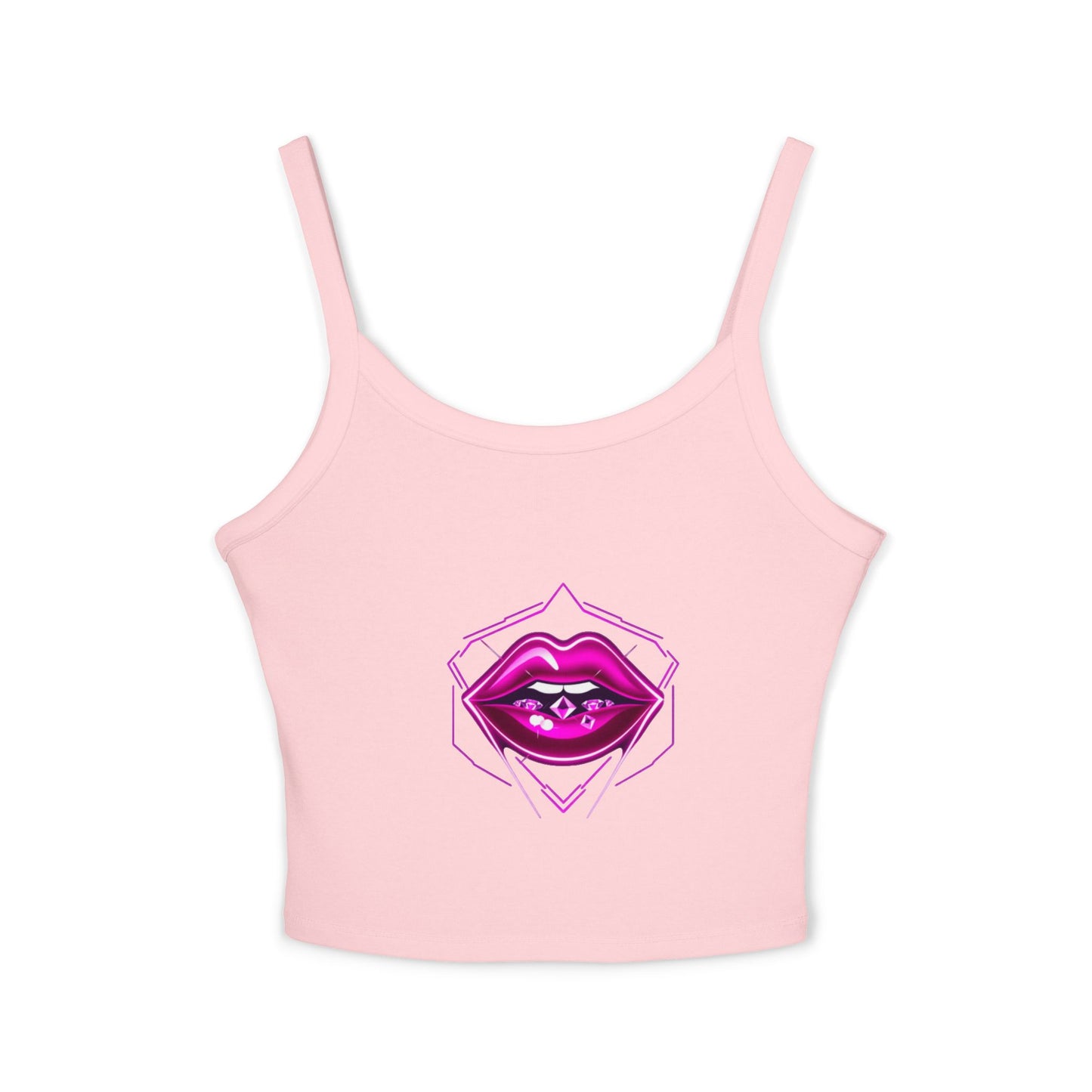 Feminine Graphic Tank Top with Bold Lip Design, Stylish Summer Wear, Perfect for Festivals, Parties, Gifts for Fashion Lovers, Women's [...]