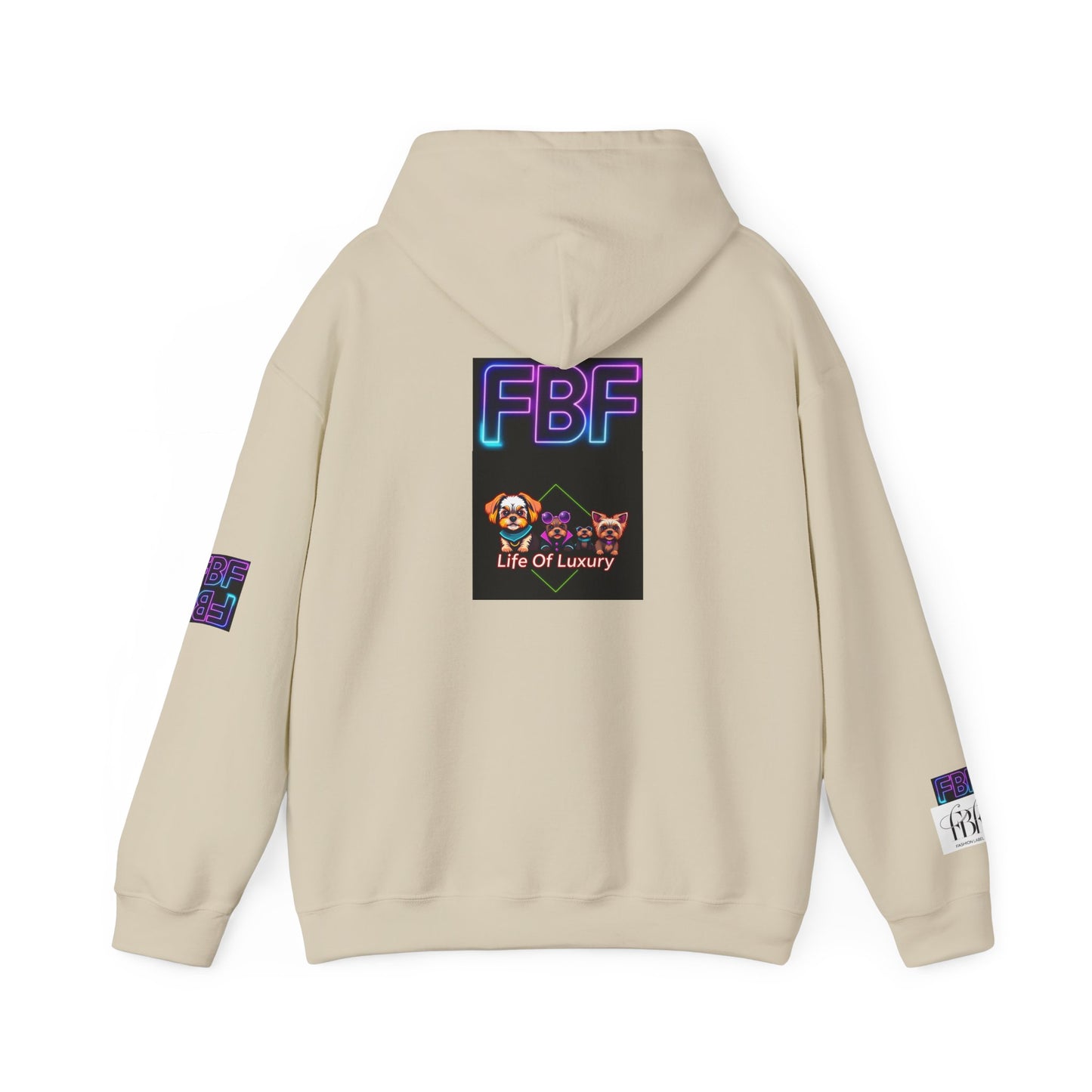 Luxury Life Unisex Hoodie - Cozy Sweatshirt for Pet Lovers, Gift for Birthdays, Everyday Wear, Chill Vibes, FBF Collection