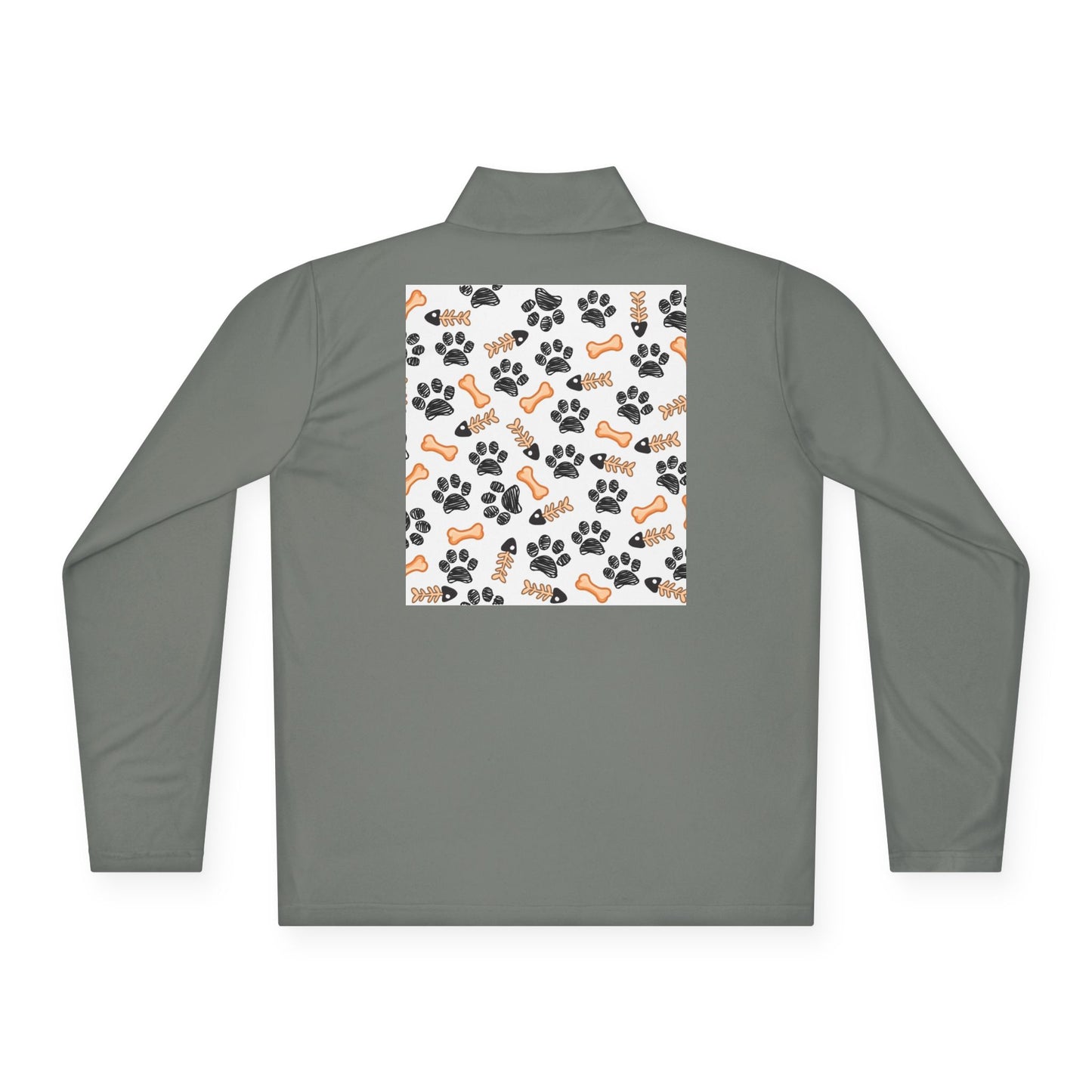 Stay pawsitive  Unisex Quarter-Zip Pullover