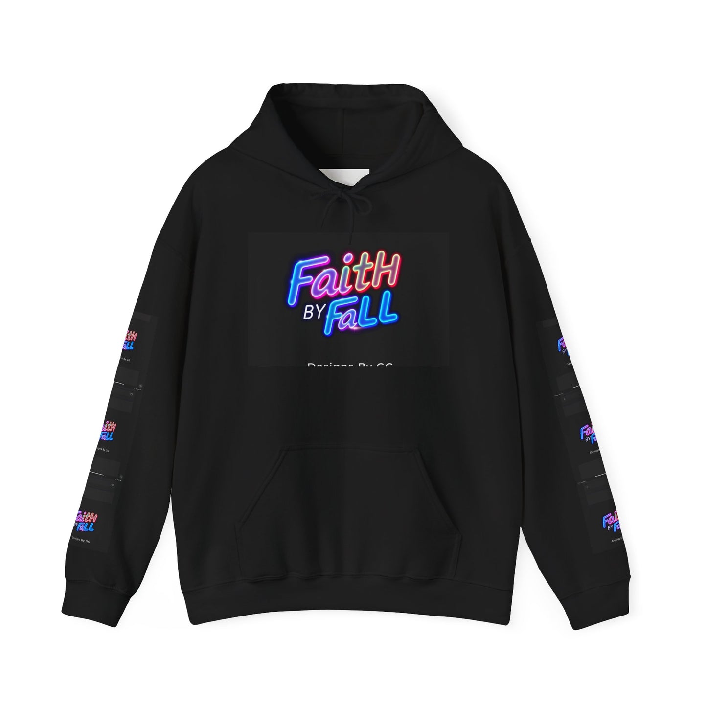 Faith by All Hooded Sweatshirt | Unisex Heavy Blend | Inspirational Apparel