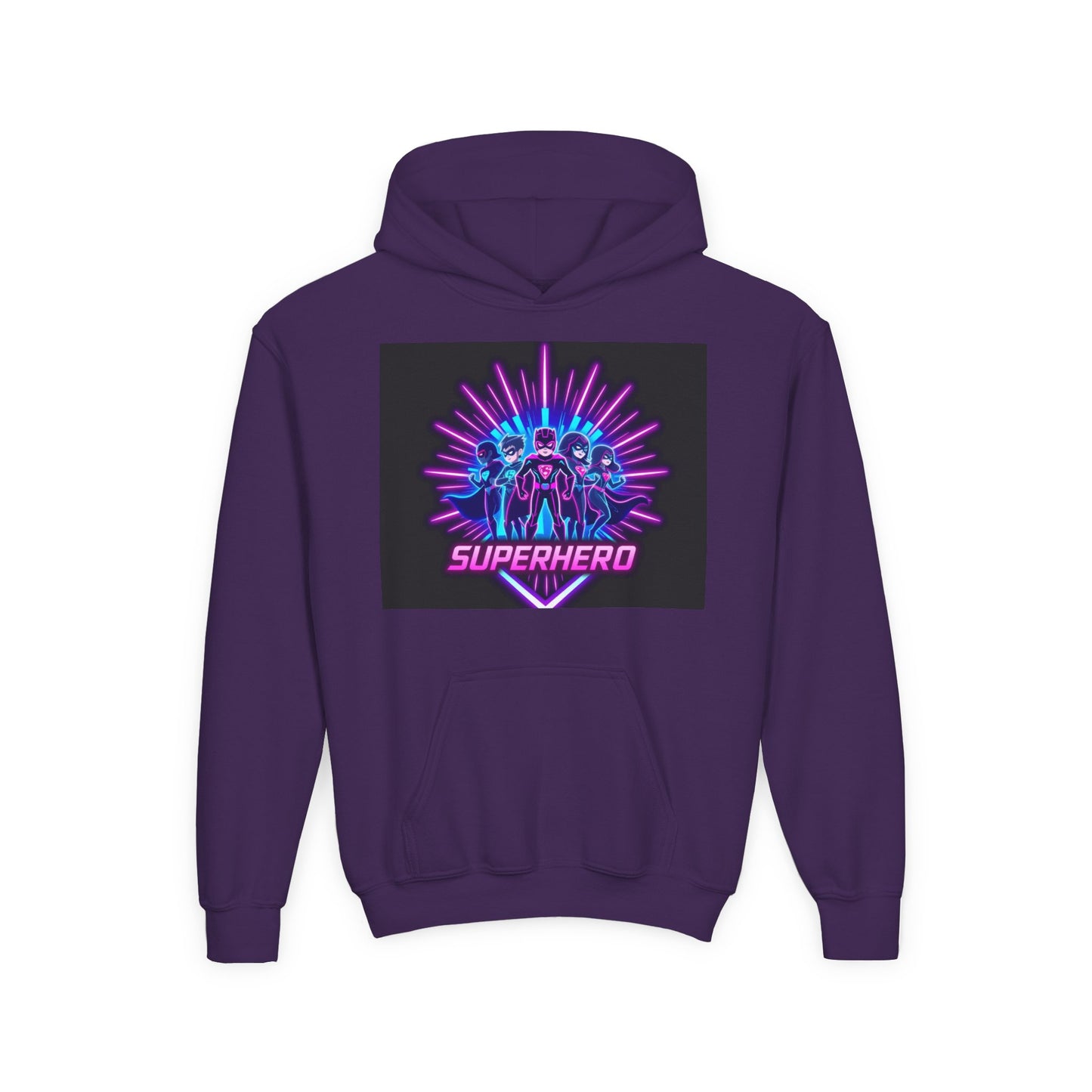 Youth Superhero Sweatshirt for Kids, Fun Hoodie for Playdates, Gift for Birthdays, Cool Sweatshirt for Young Heroes, Perfect for Casual Wear
