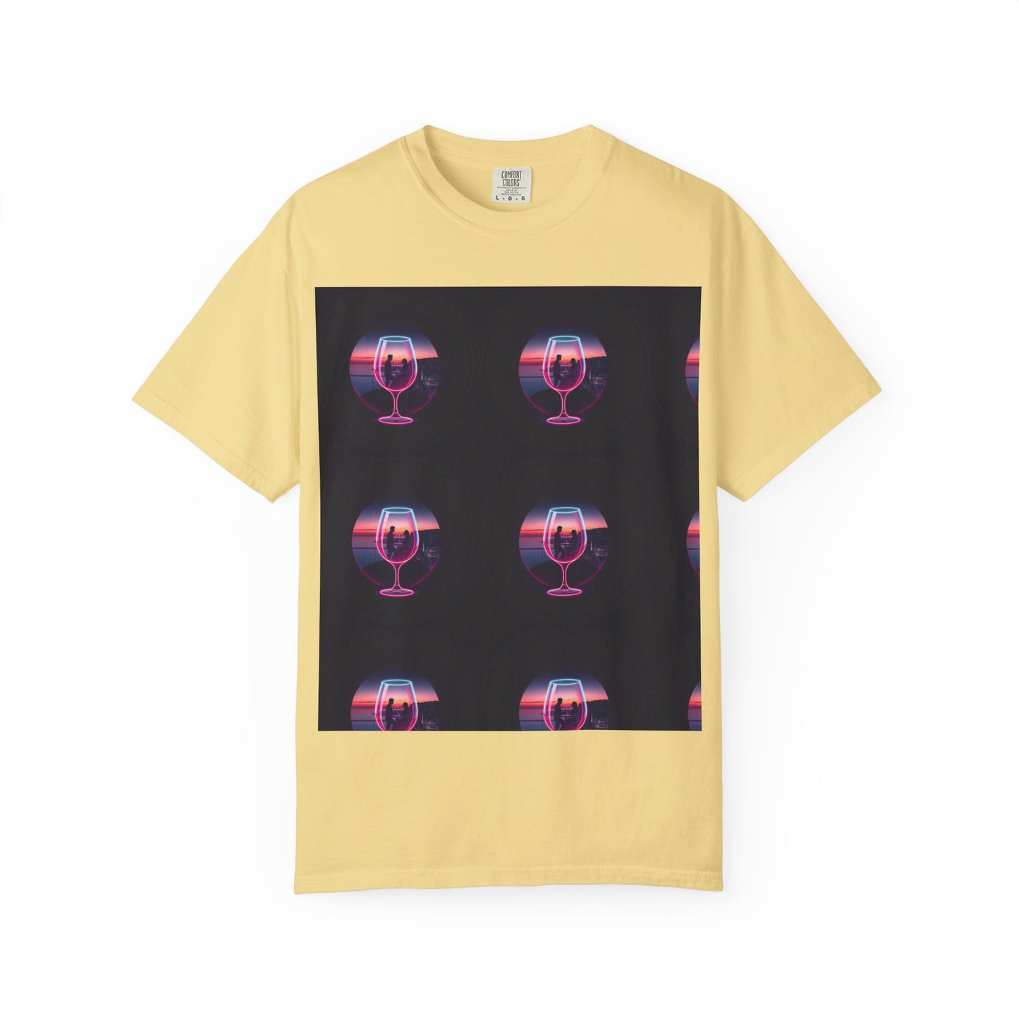 Retro Sunset Glasses T-Shirt, Unisex Garment-Dyed Tee for Casual Wear, Vintage Aesthetic Shirt, Gift for Friends, Summer Vibes Tee, [...]