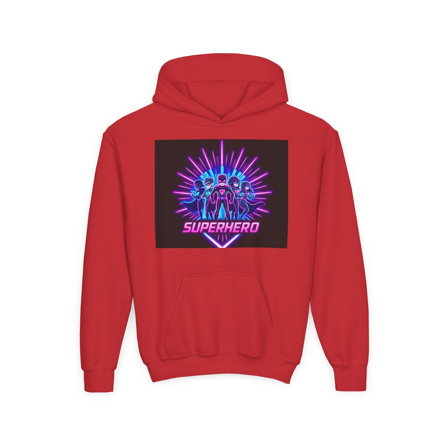 Youth Superhero Sweatshirt for Kids, Fun Hoodie for Playdates, Gift for Birthdays, Cool Sweatshirt for Young Heroes, Perfect for Casual Wear