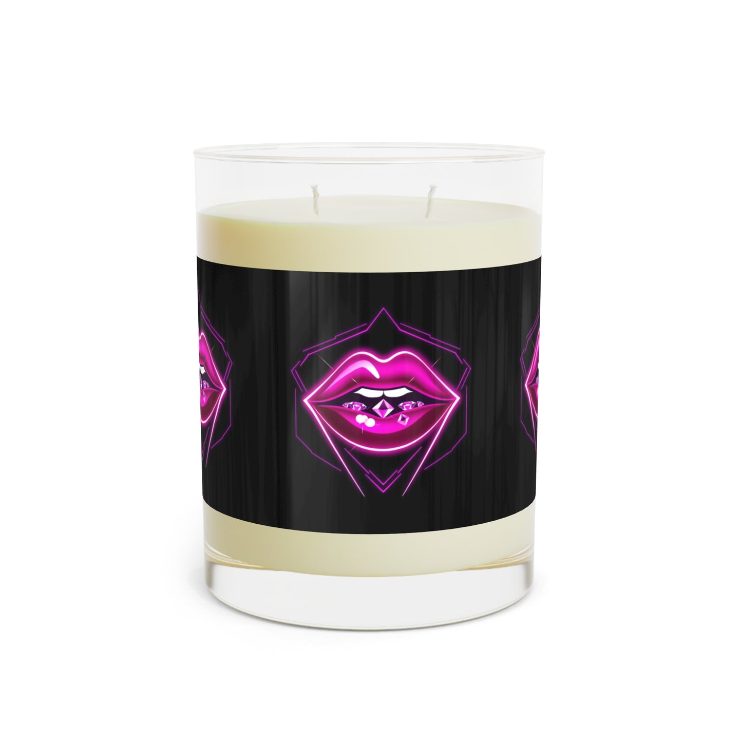 Glamorous Scented Candle - Full Glass Beauty, Decorative Aromatherapy Candle, Luxury Gift for Her, Home Decor, Self-Care Essential