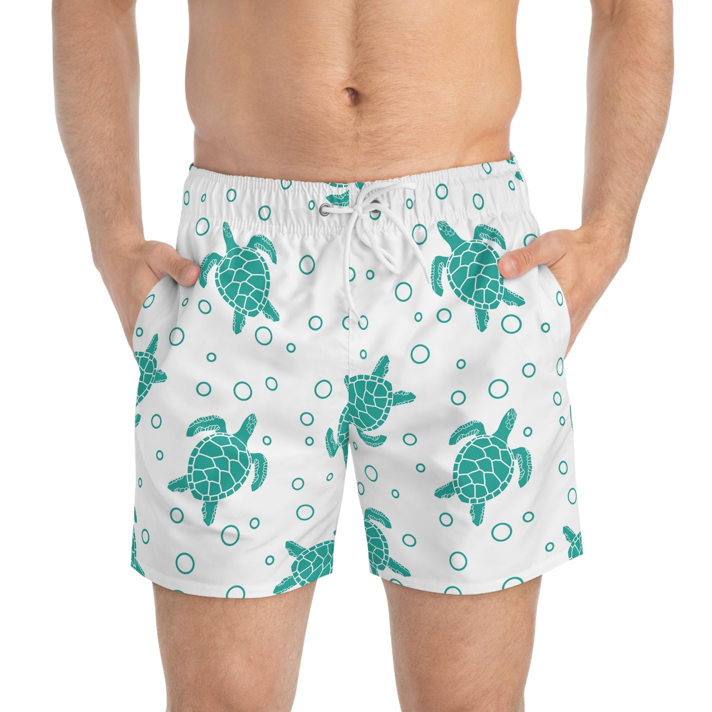 Men’s Turtle Swim Trunks (AOP)