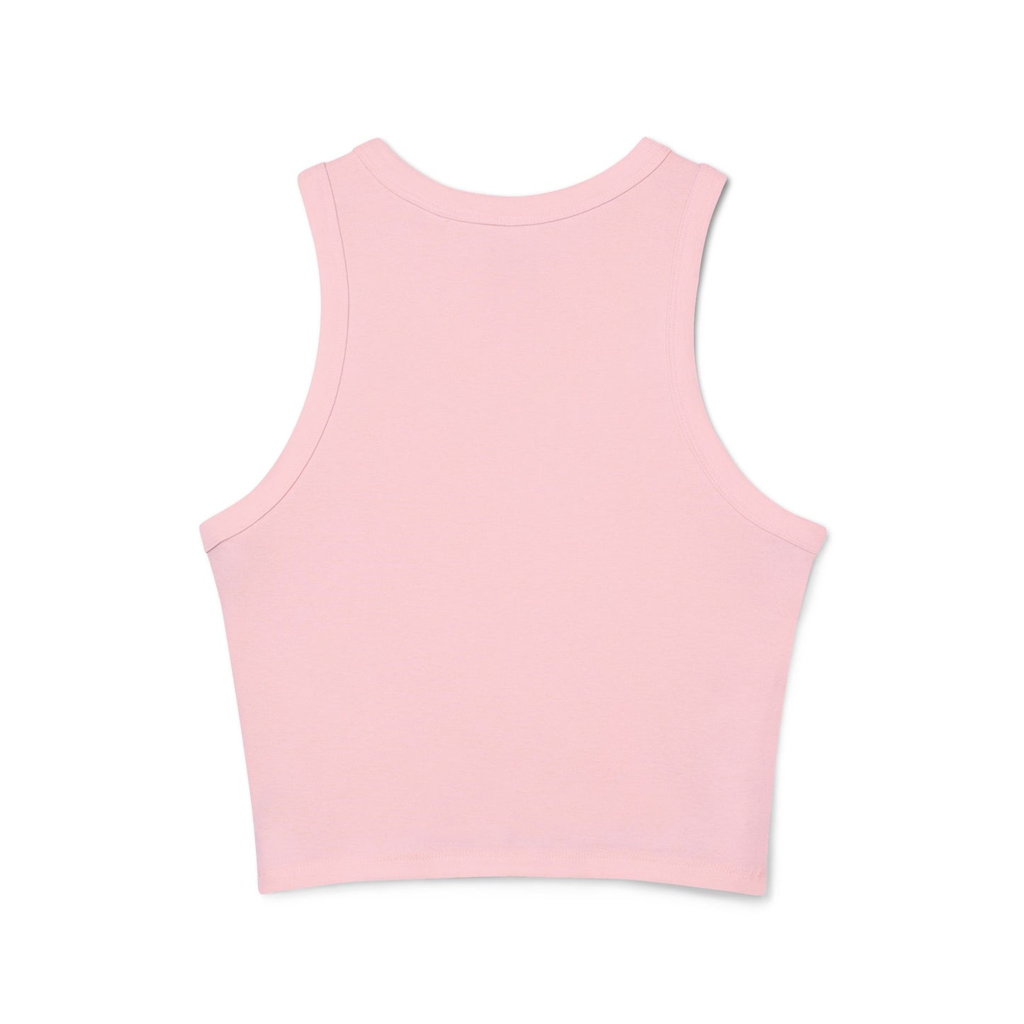 Cozy Women's Micro Rib Racer Tank Top with Bridge Design