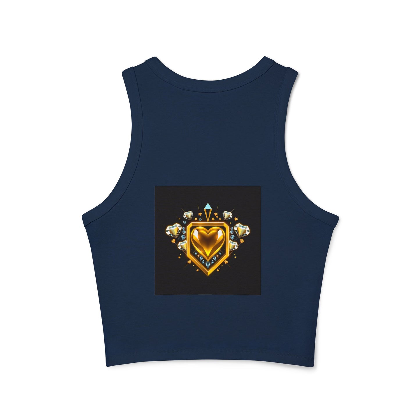 Heart Shield Women's Micro Rib Racer Tank Top