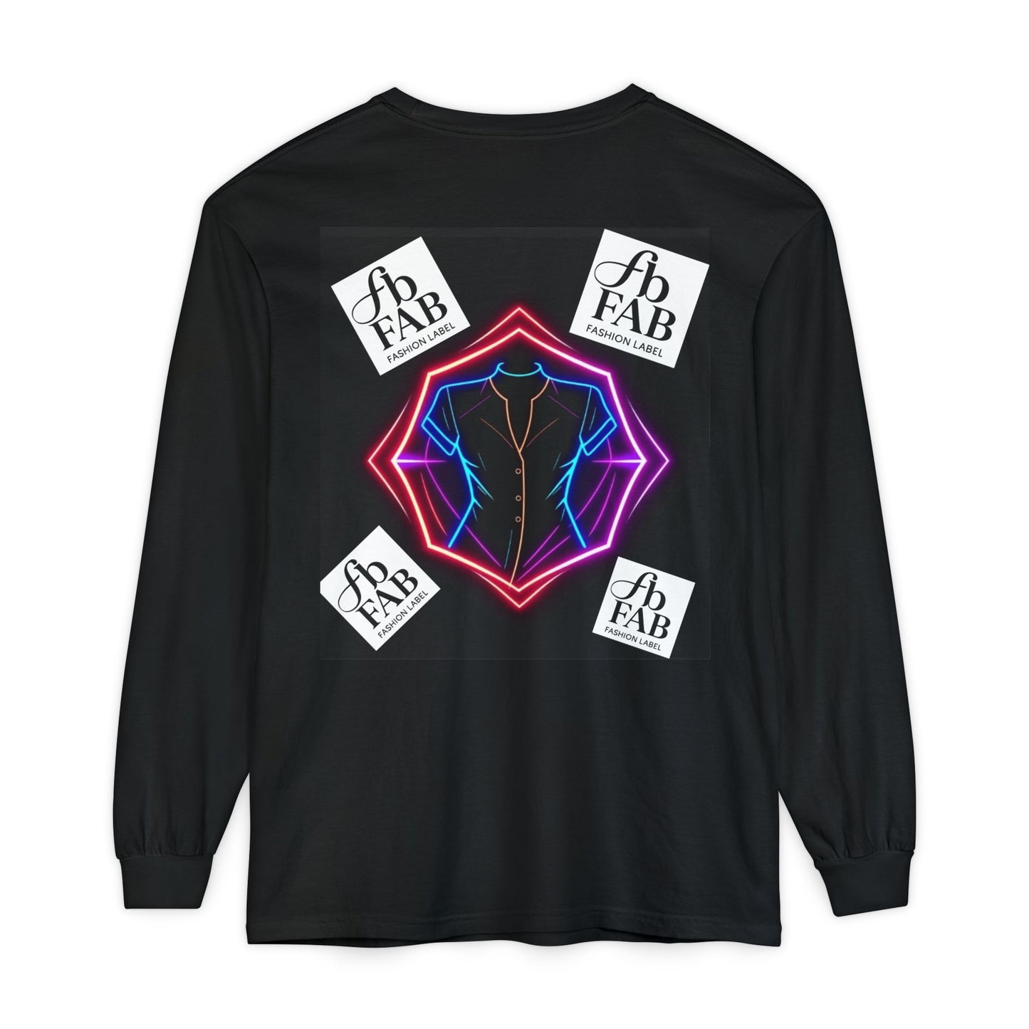 Unisex Garment-dyed Long Sleeve T-Shirt