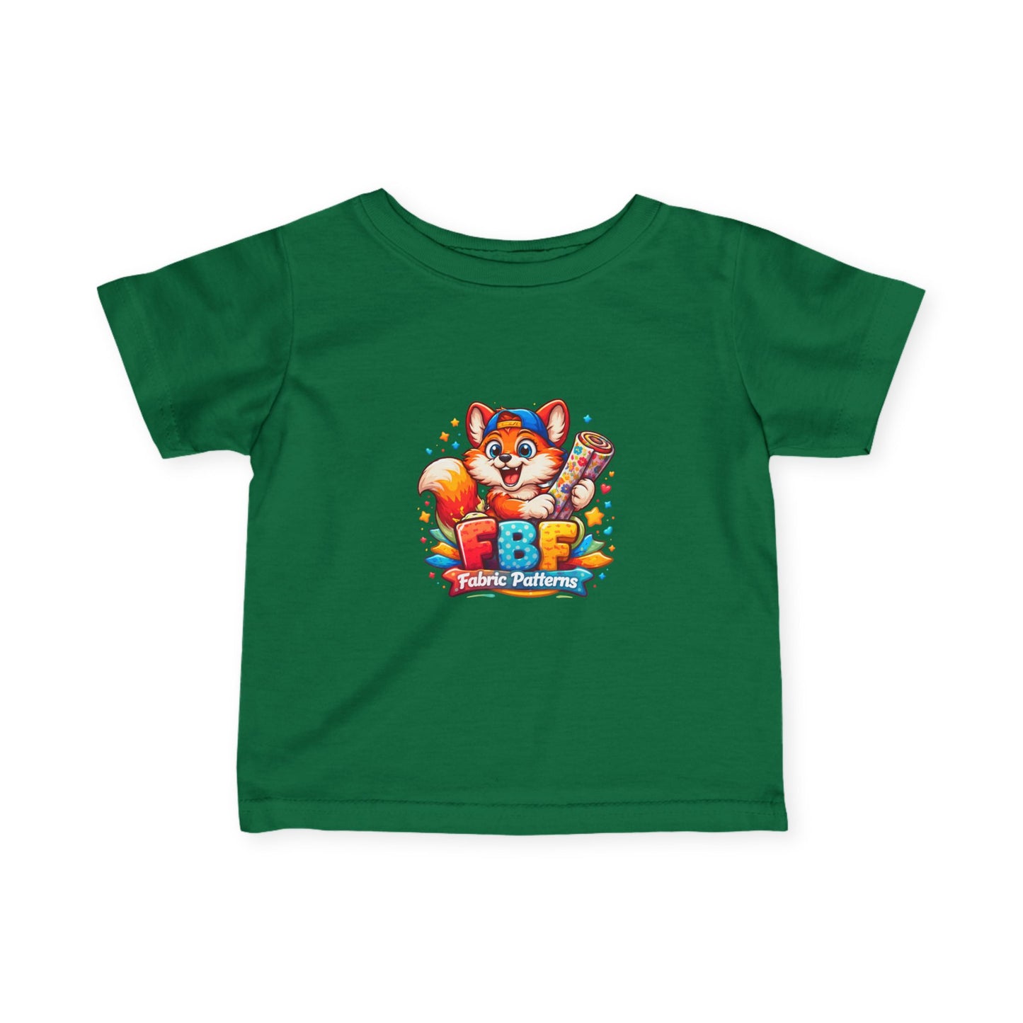 Infant Tee — Cute Fox "Faith Fox" Graphic Baby Shirt