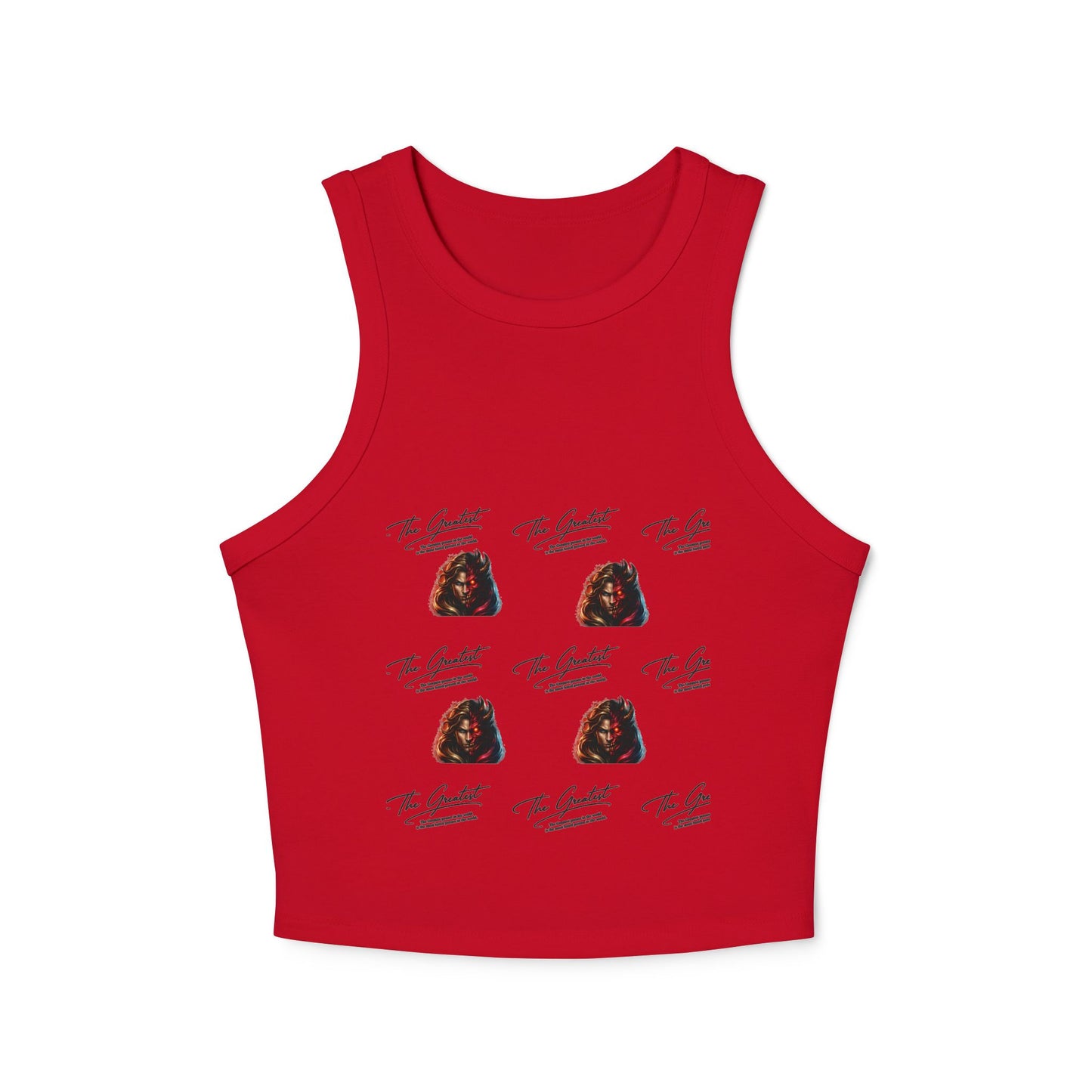 Great/hate Women's Micro Rib Racer Tank Top