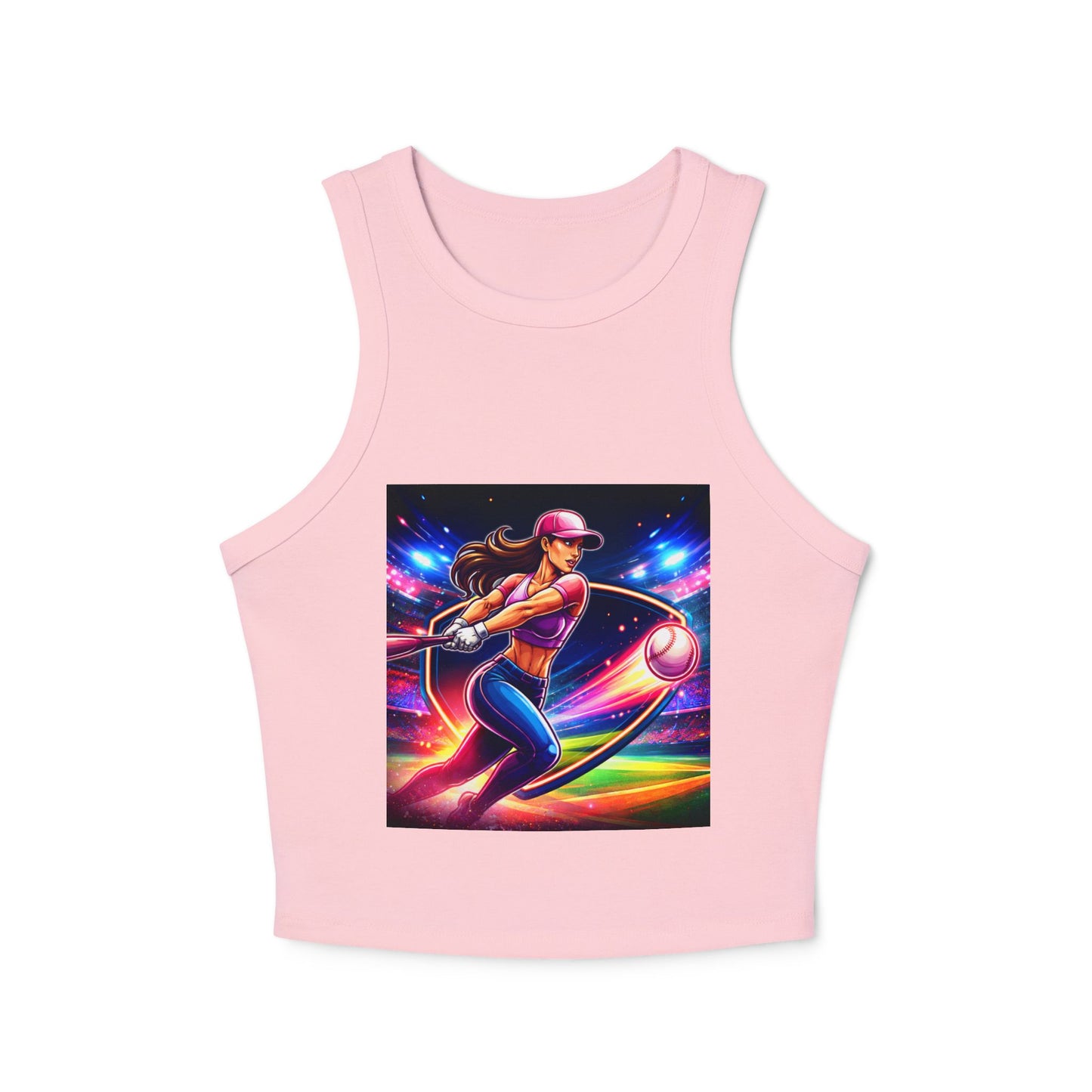 Women's Micro Rib Racer Tank Top