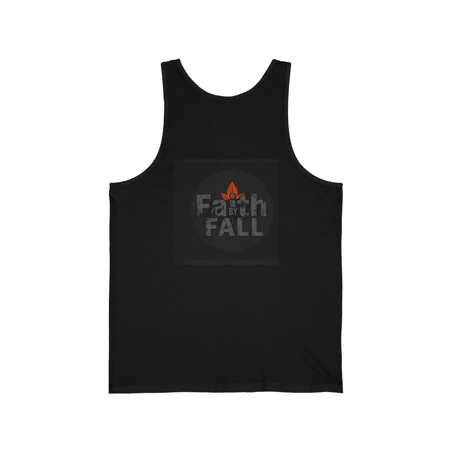 Fall Faith Unisex Jersey Tank Top - Inspirational Autumn Apparel
