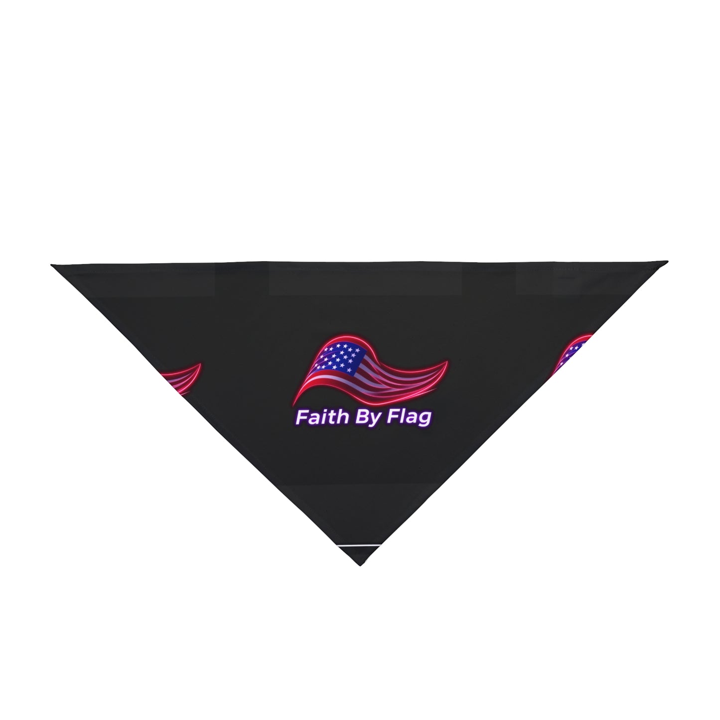 Patriotic Pet Bandana, Dog Accessory for 4th of July, Dog Bandana with American Flag, Pet Gift for Independence Day, Adjustable Pet Scarf