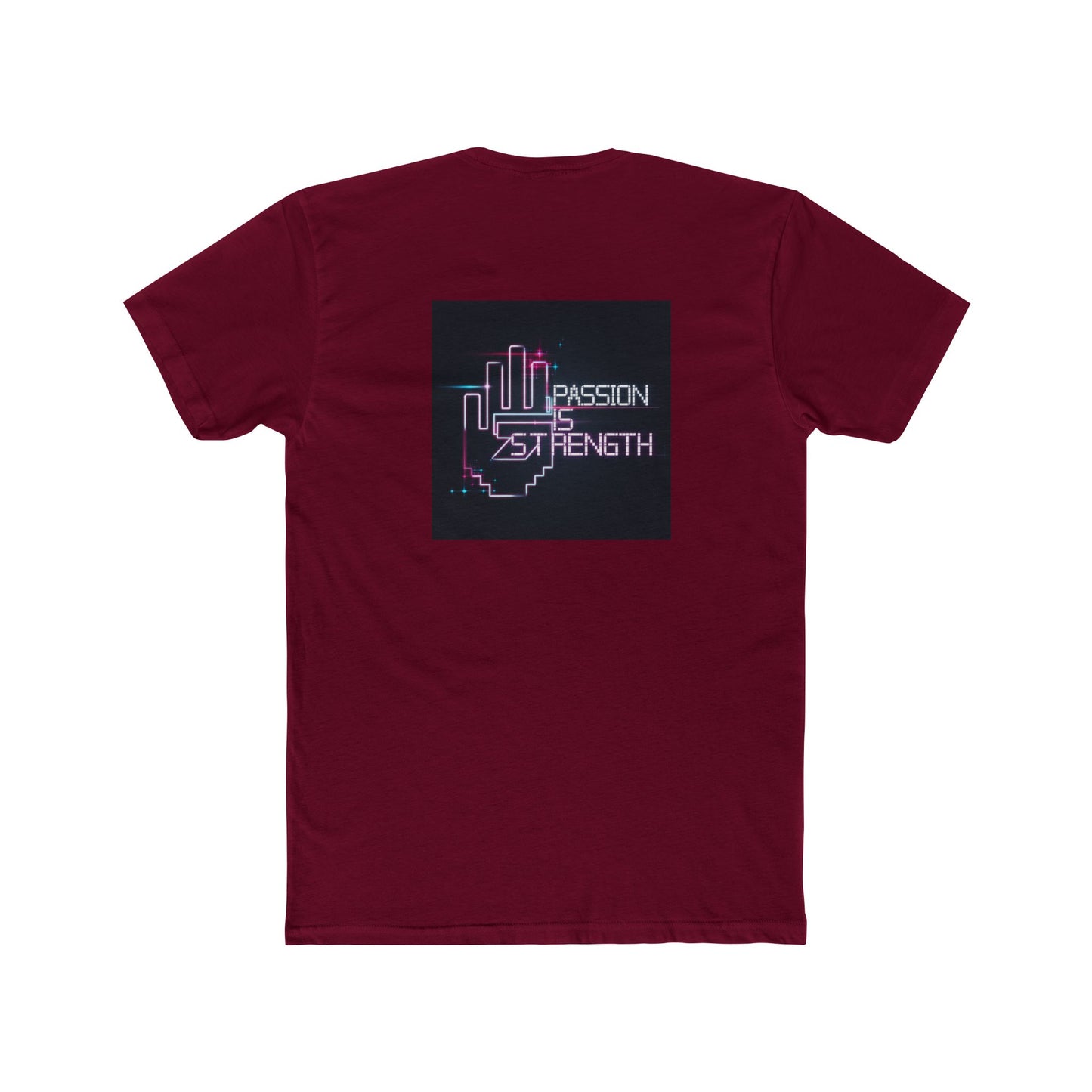 Passion Is Strength Neon Hand T-Shirt