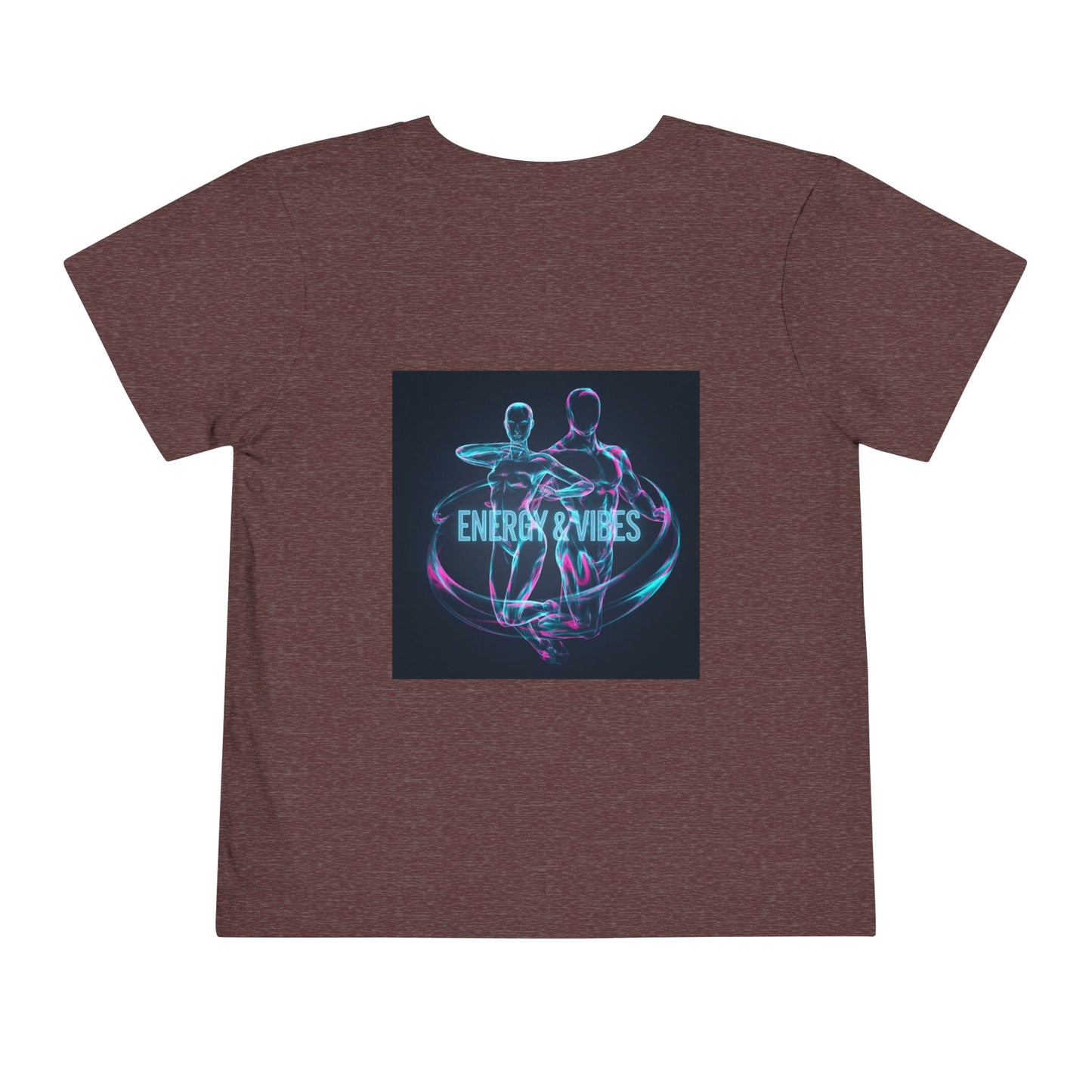 Toddler Tee — Energy & Vibes Neon Dance Graphic
