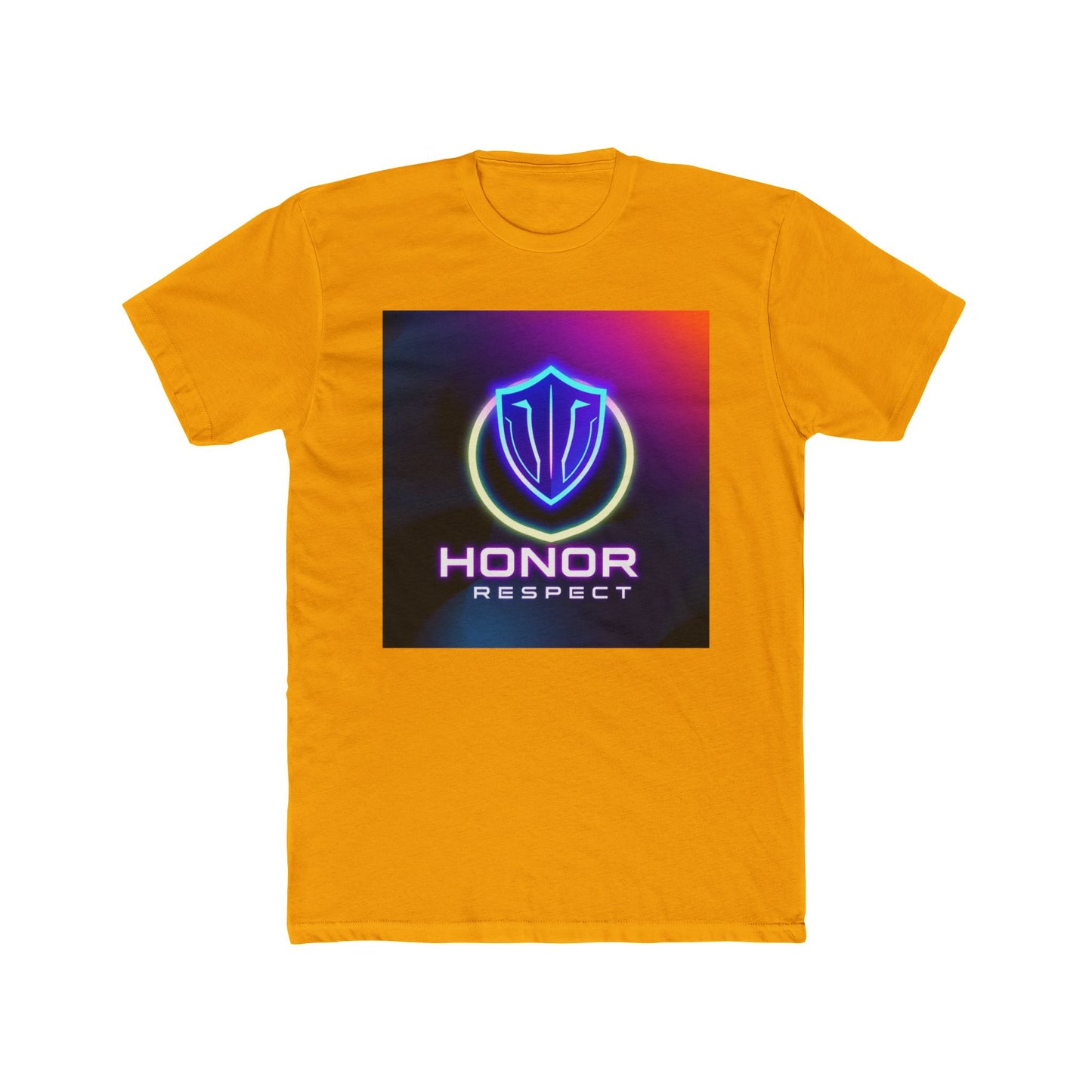 Unisex Cotton Crew Tee with Honor Respect and Role Model Design - Ideal for Gifts, Casual Wear, Appreciation Events, and Motivational Days