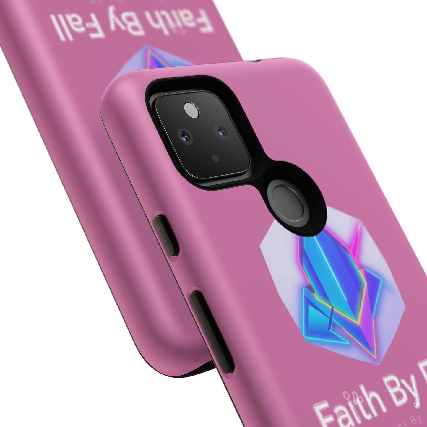 Vibrant Phone Case with Motivational Design - Faith By Fall, Colorful Phone Cover, Customizable Mobile Accessory, Unique Gift Idea, [...]