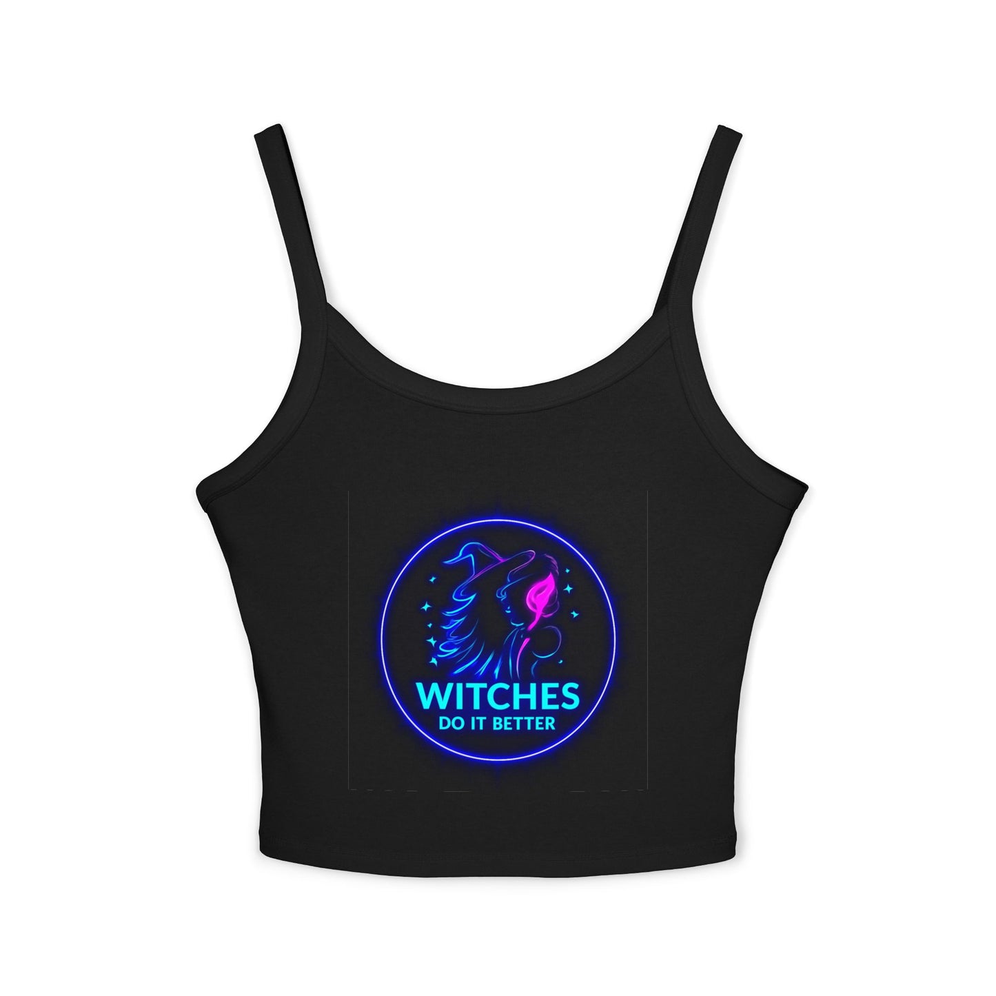 Women's Neon Graphic Tank Top - Perfect for Witches & Festival Lovers, Summer Fashion, Witchy Vibes, Occasions & Celebrations