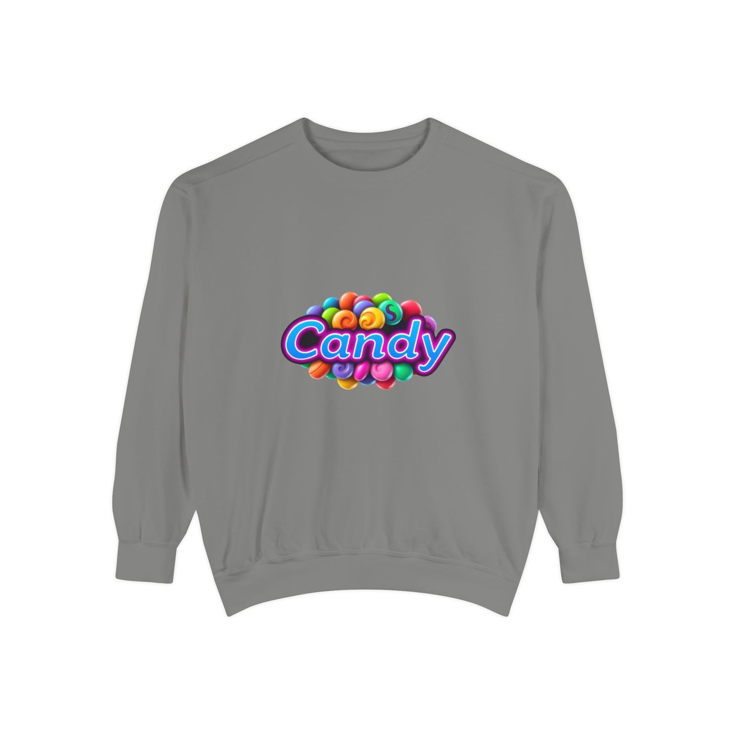 Candy-Themed Unisex Garment-Dyed Sweatshirt - Nostalgic Apparel for Sweet Lovers, Cozy Casual Wear, Gift for Candy Lovers, Colorful [...]