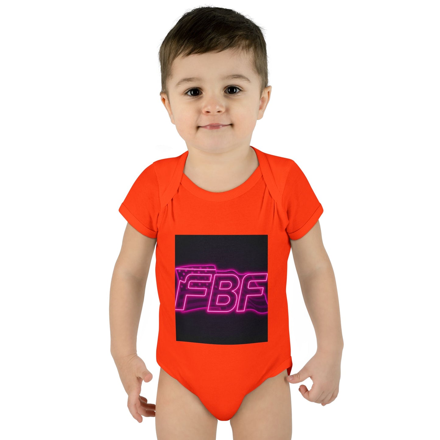 Neon Baby Bodysuit for Trendy Infants, Cool Graphic Onesie, Unique Baby Gift, Personalized Baby Outfit, Modern Infant Apparel