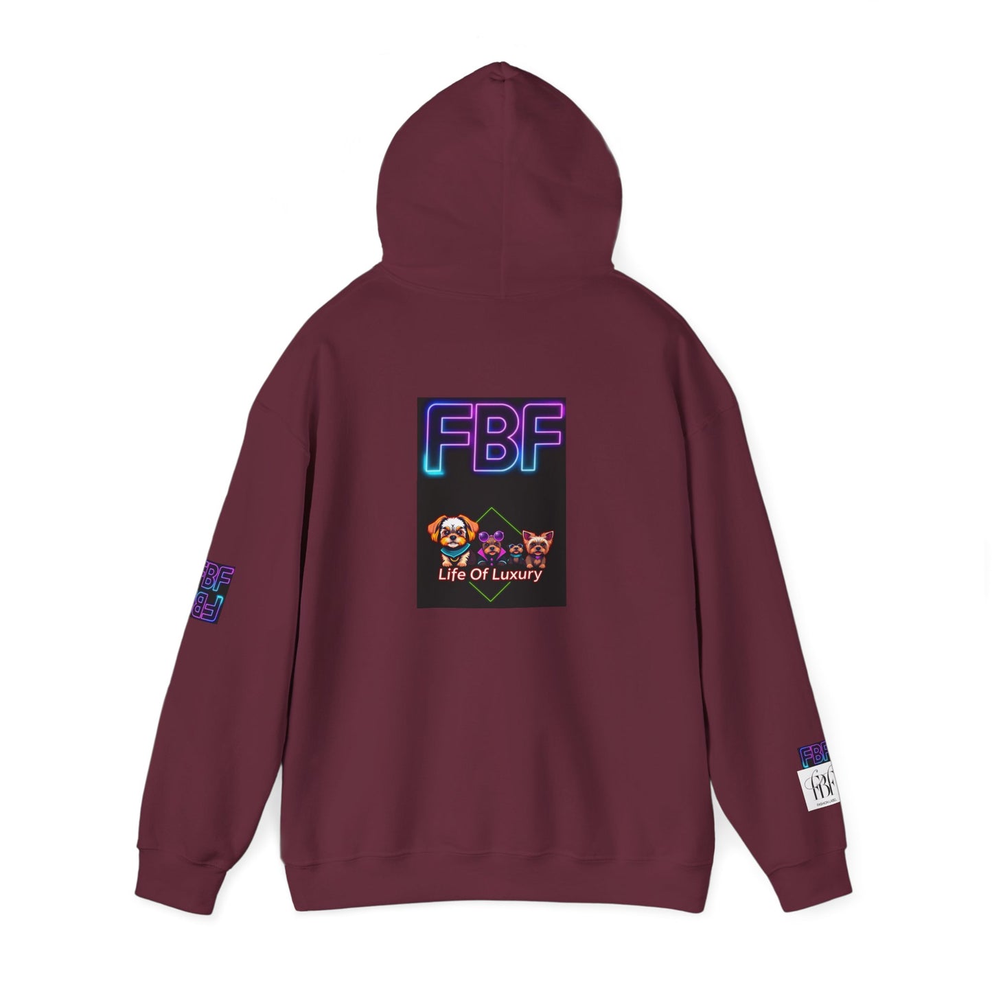 Luxury Life Unisex Hoodie - Cozy Sweatshirt for Pet Lovers, Gift for Birthdays, Everyday Wear, Chill Vibes, FBF Collection