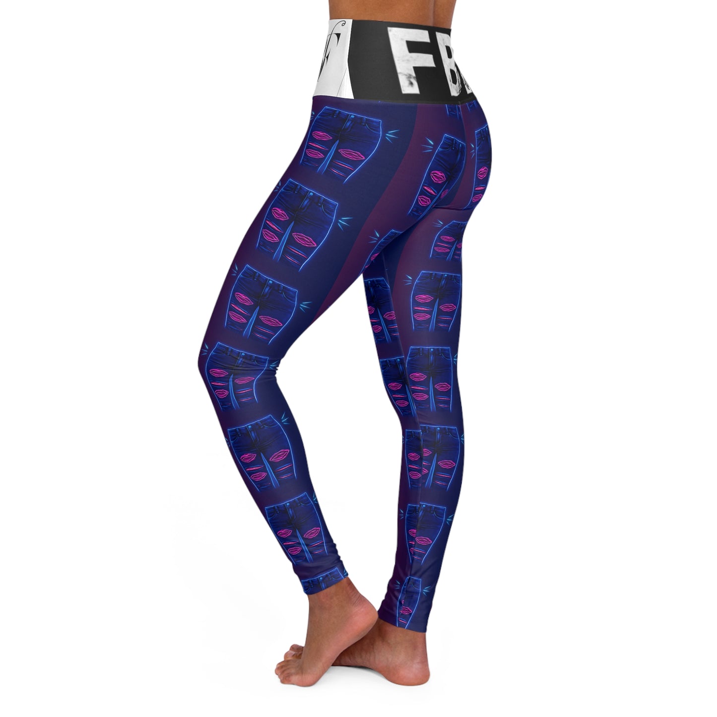 Vibrant High Waisted Yoga Leggings, Comfortable Activewear, Fitness Apparel, Workout Leggings, Stylish Athleisure