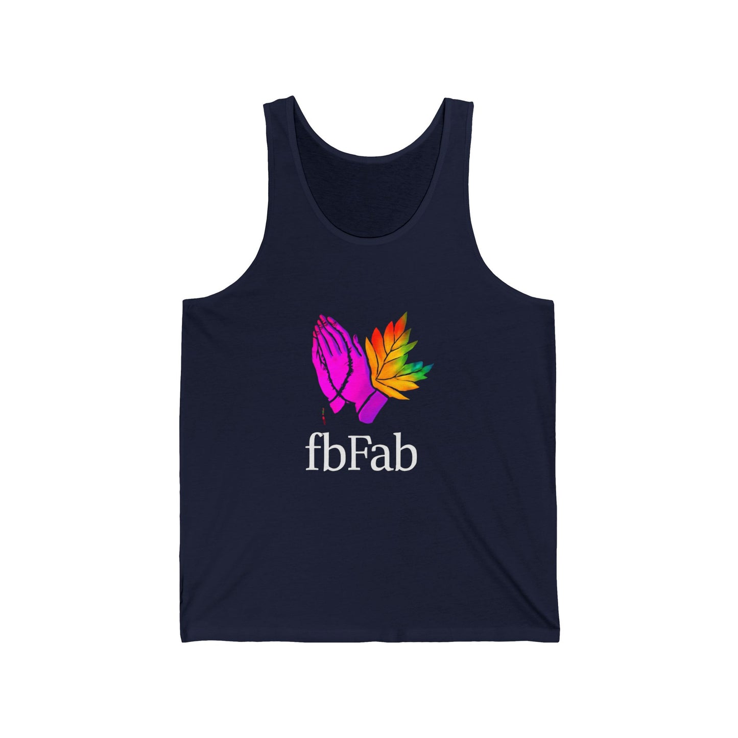 Colorful Graphic Unisex Jersey Tank Top, Inspirational Workout Tee, Summer Activewear, Spiritual Gift, Pride Day Apparel, Yoga Tank