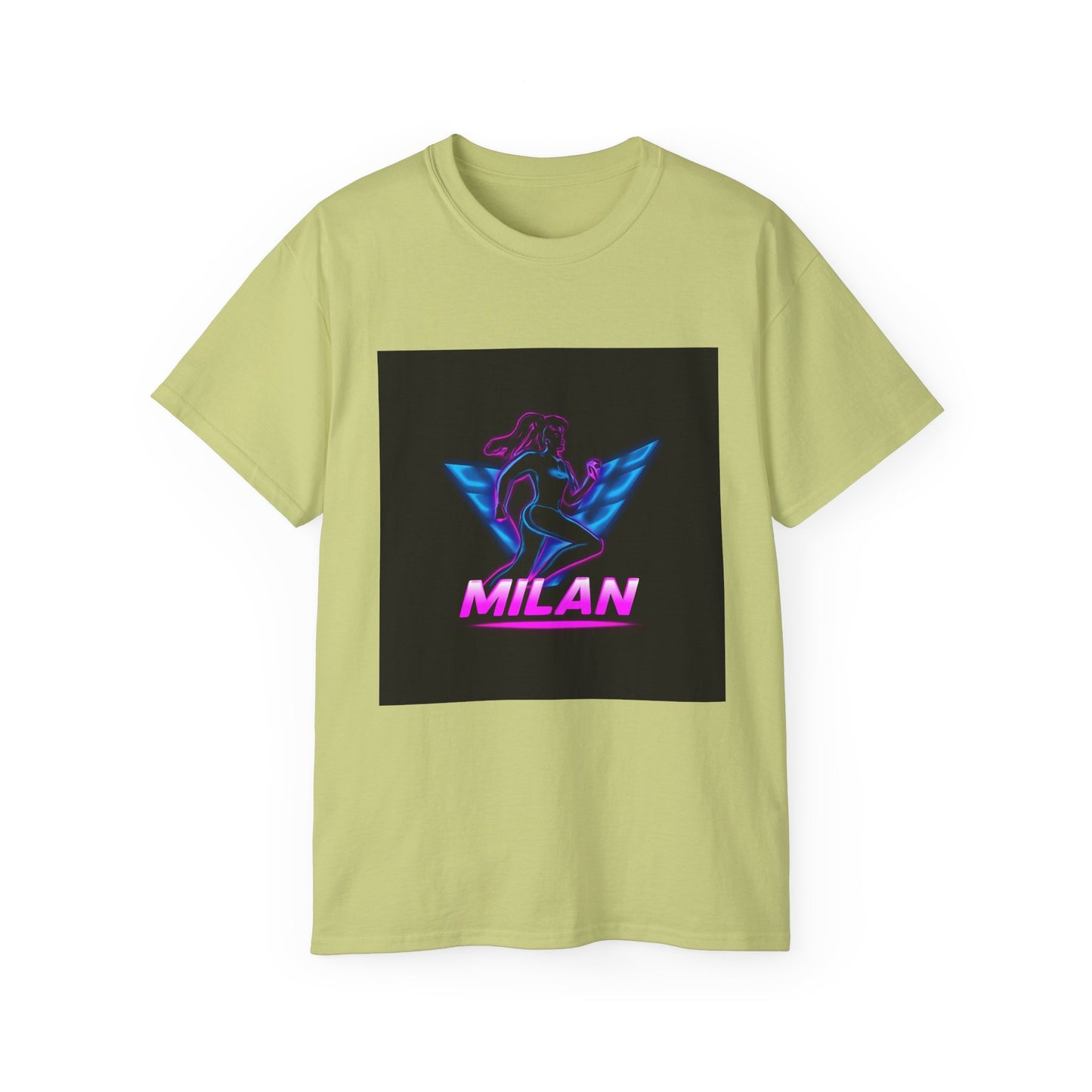 Milan Graphic Tee, Unisex Ultra Cotton T-Shirt, Retro Sportswear, Casual Streetwear, Birthday Gift, Unique Fashion Statement