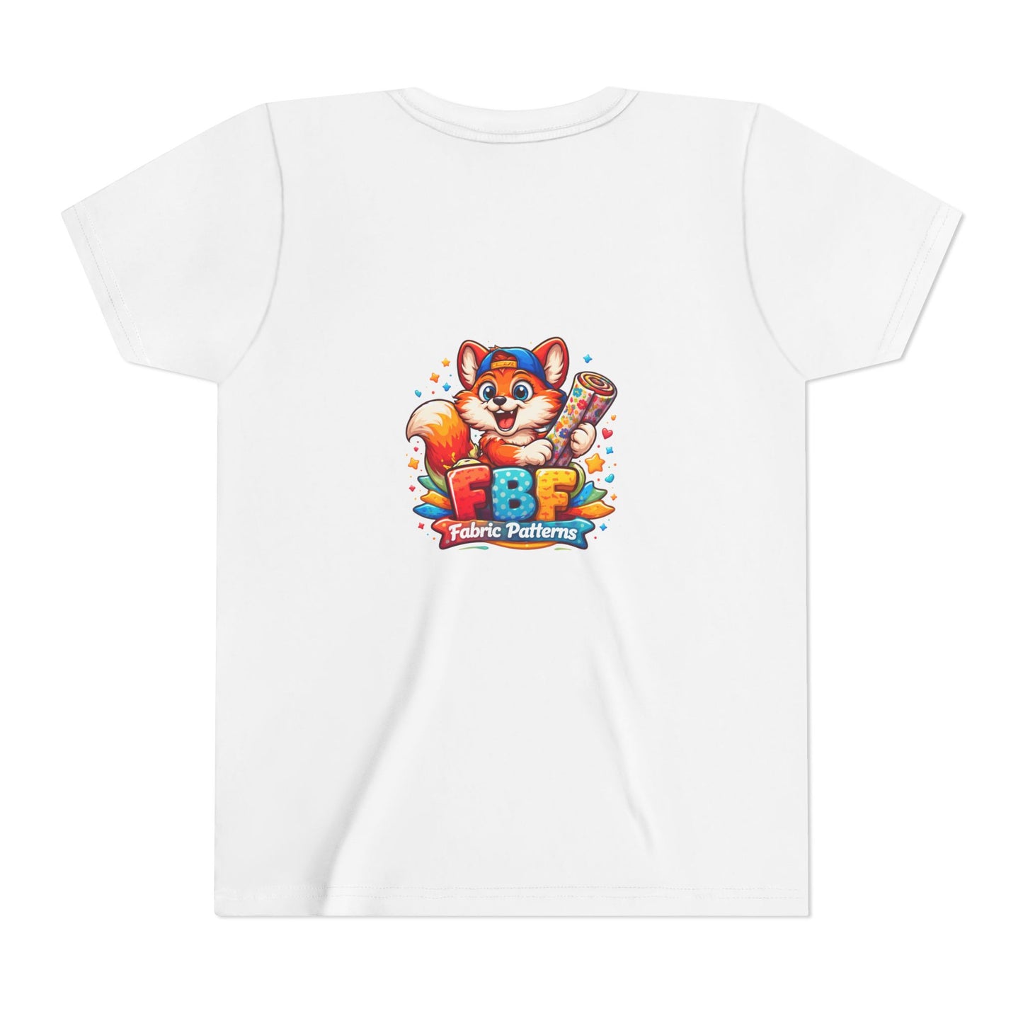 Youth Tee — Colorful Cartoon Fox 'FBF' Logo Kids Shirt