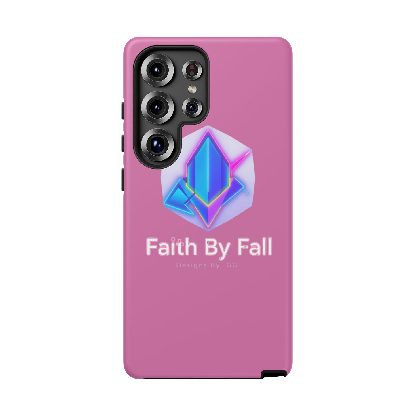 Vibrant Phone Case with Motivational Design - Faith By Fall, Colorful Phone Cover, Customizable Mobile Accessory, Unique Gift Idea, [...]