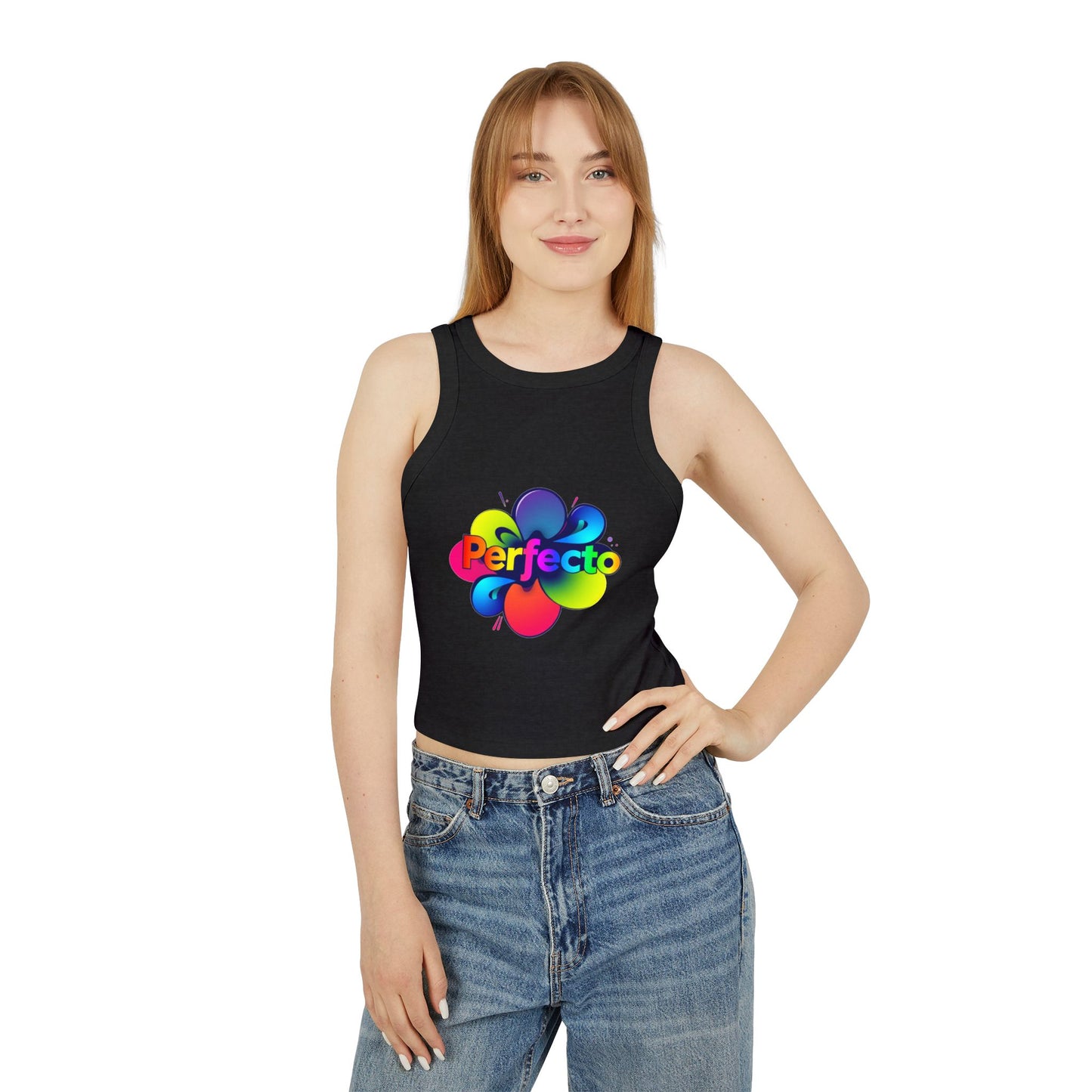 Women's Micro Rib Racer Tank Top