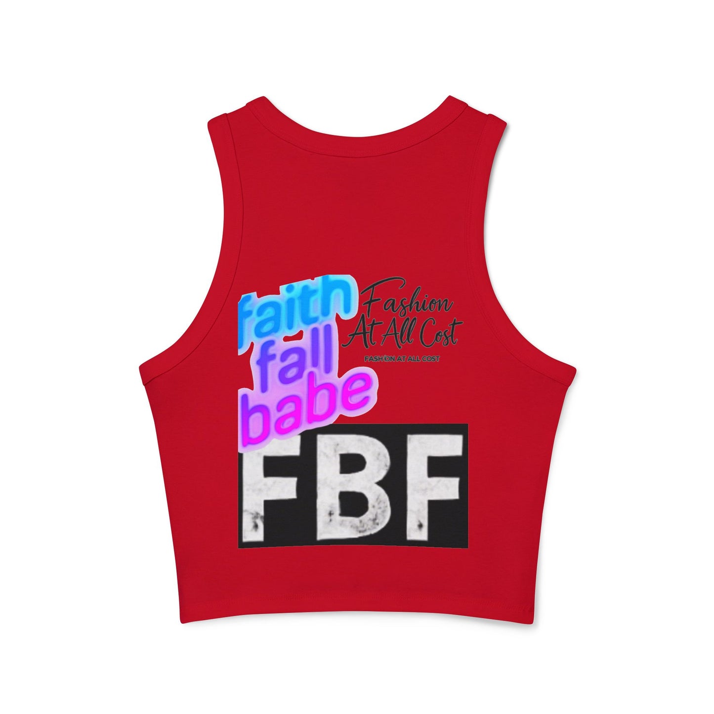 Stylish Women's Tank Top - Fashion At All Cost, Summer Casual Wear, Workout Top, Trendy Crop, Gift for Fashion Lovers