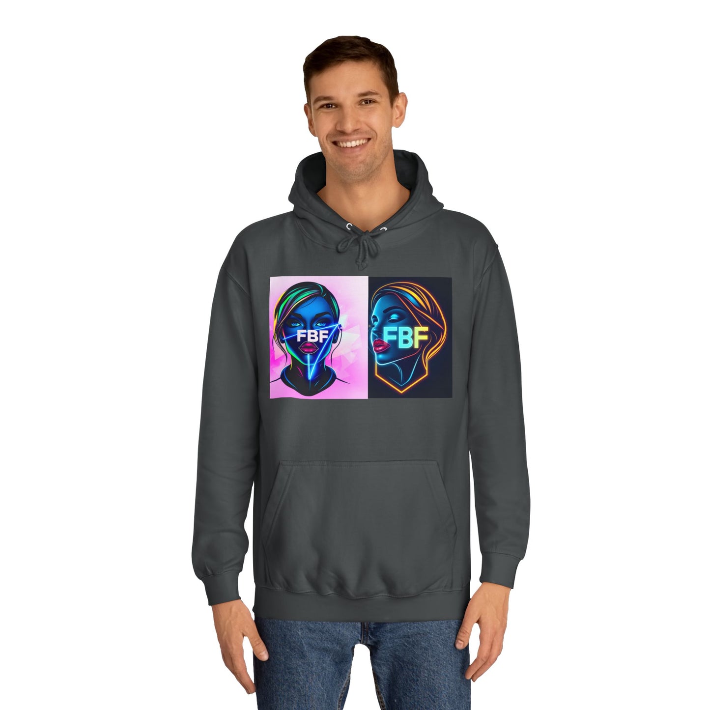 Vibrant Unisex College Hoodie with Neon Graphic Design, Trendy Sweatshirt, College Apparel, Unisex Hoodie, Gift for Students, [...]