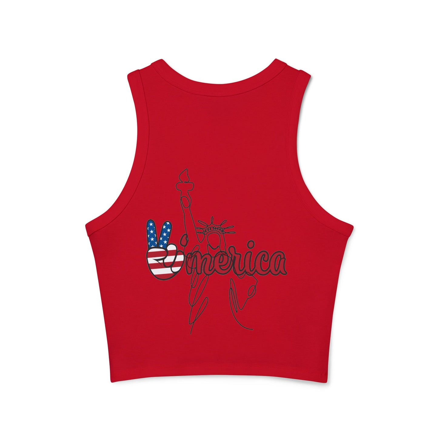 Women's Micro Rib Racer Tank Top