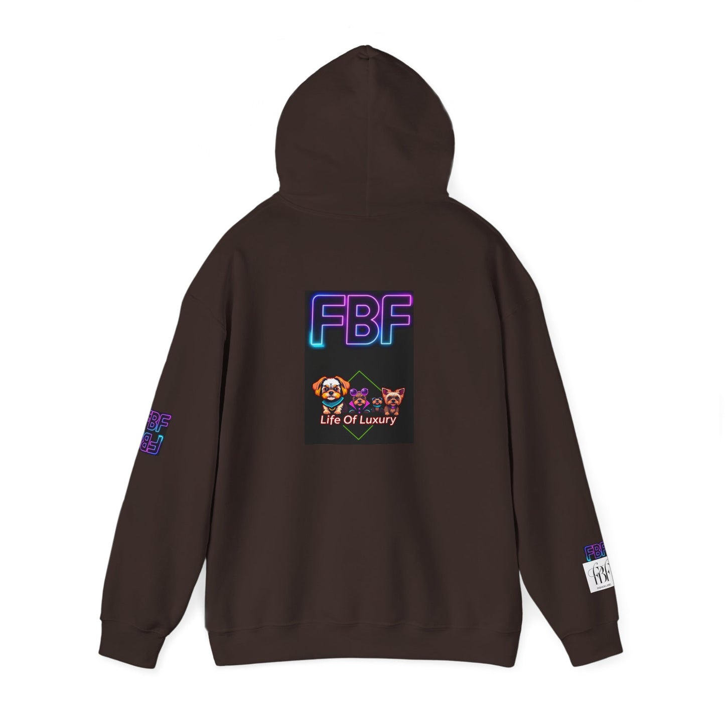Luxury Life Unisex Hoodie - Cozy Sweatshirt for Pet Lovers, Gift for Birthdays, Everyday Wear, Chill Vibes, FBF Collection