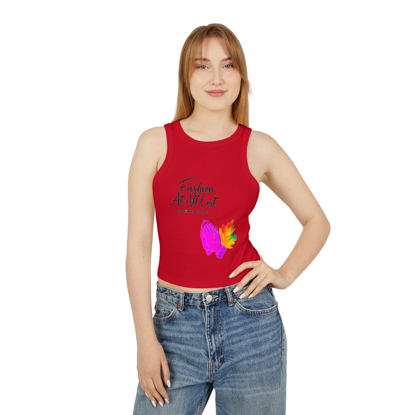 Women's Micro Rib Racer Tank Top
