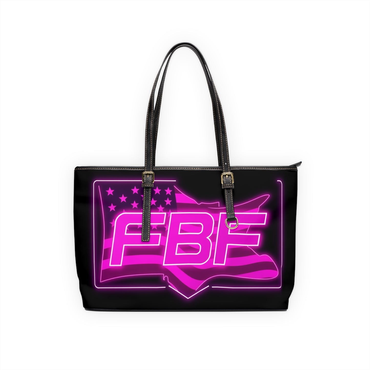 Vibrant PU Leather Shoulder Bag with Neon FBF Design, Stylish Tote for Daily Use, Perfect Gift for Fashion Lovers, Trendy Handbag, [...]