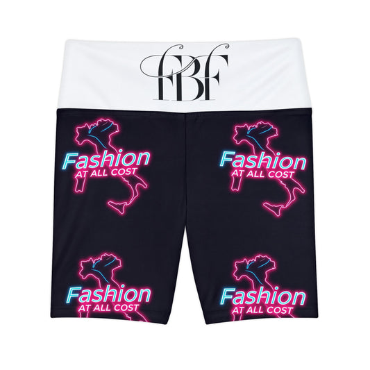 Trendy Women's Workout Shorts, Neon Fashion Gym Shorts, Activewear for Fitness, Sporty Lounge Shorts, Stylish Exercise Wear