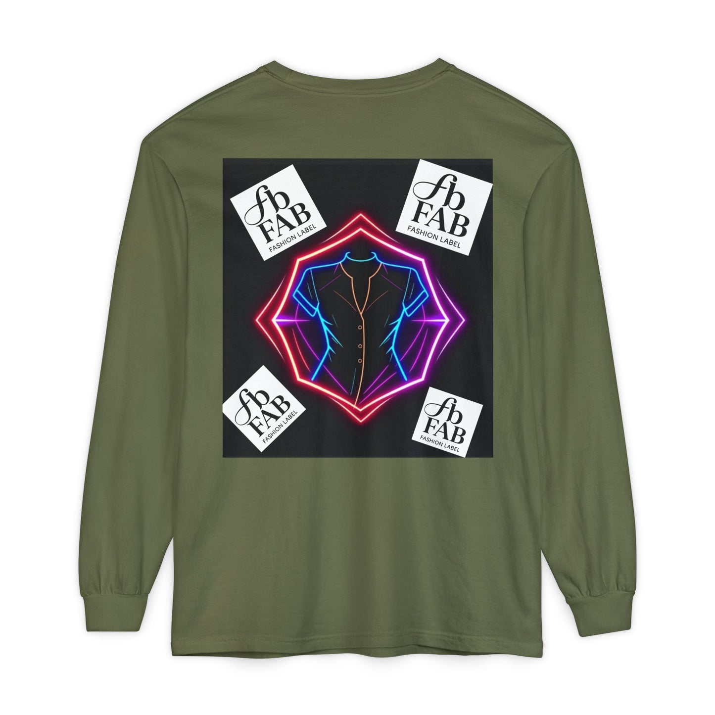 Unisex Garment-dyed Long Sleeve T-Shirt