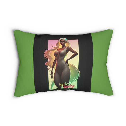 Spun Polyester Lumbar Pillow