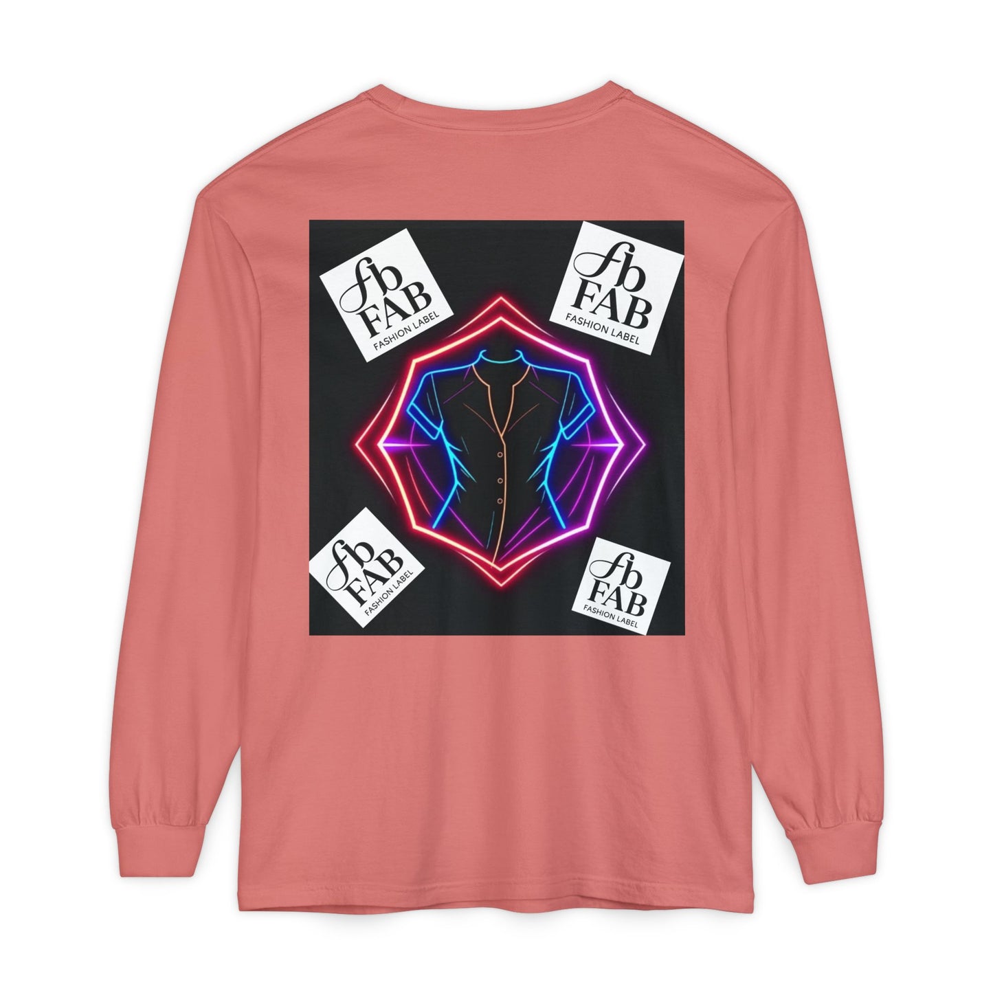 Unisex Garment-dyed Long Sleeve T-Shirt
