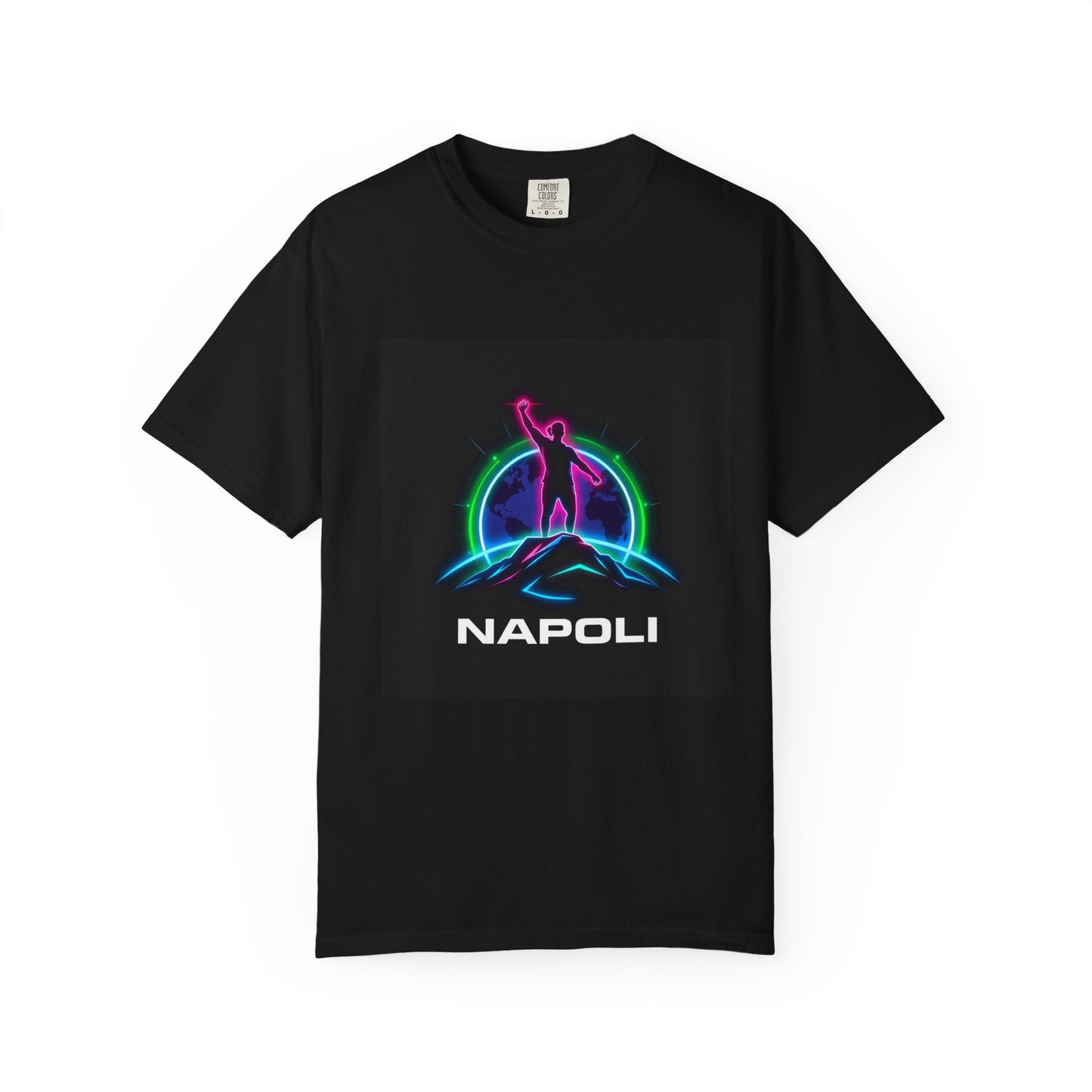 Neon Napoli T-Shirt for Adventurers, Retro Graphic Tee, Perfect for Travelers, Gifts for Him/Her, Cool Streetwear, Casual Outfit