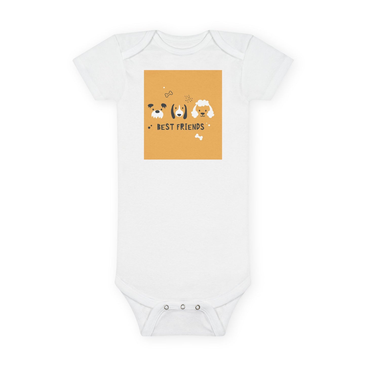 Best friends doggie Baby Short Sleeve Onesie®