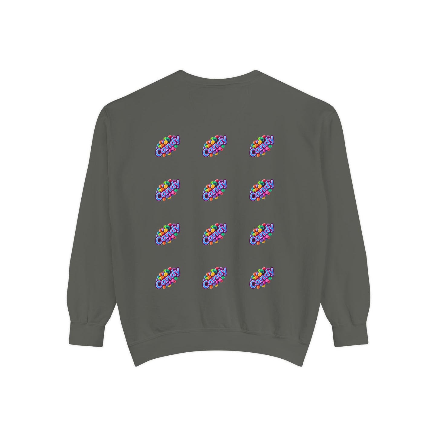 Candy-Themed Unisex Garment-Dyed Sweatshirt - Nostalgic Apparel for Sweet Lovers, Cozy Casual Wear, Gift for Candy Lovers, Colorful [...]